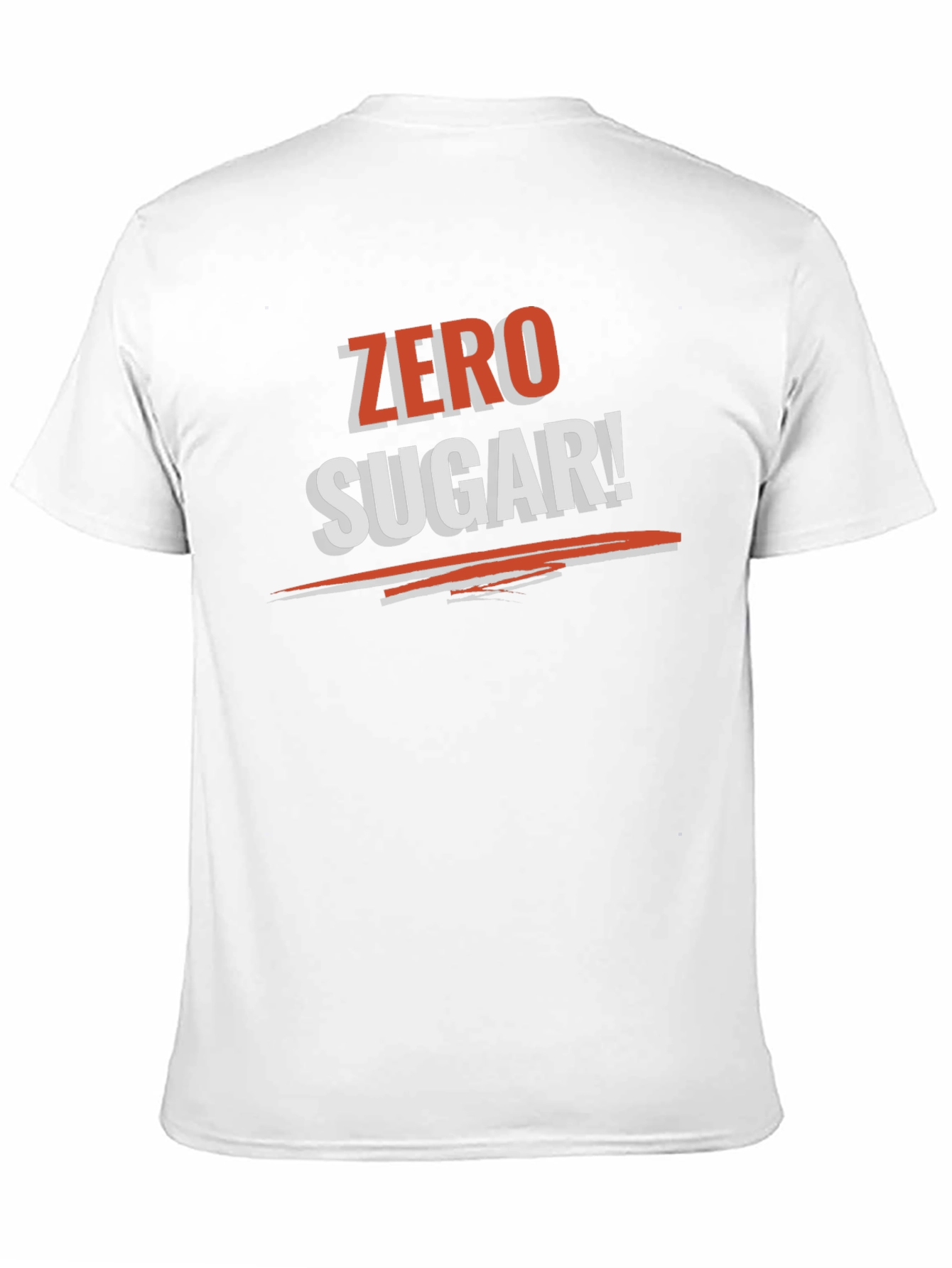 Zero Sugar Graphic Tee - Black Cotton T-Shirt