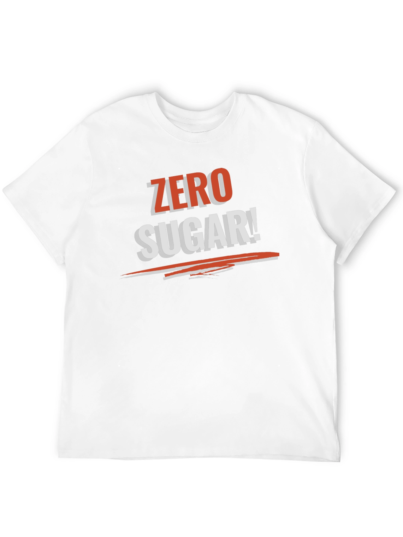 Zero Sugar Graphic Tee - Black Cotton T-Shirt