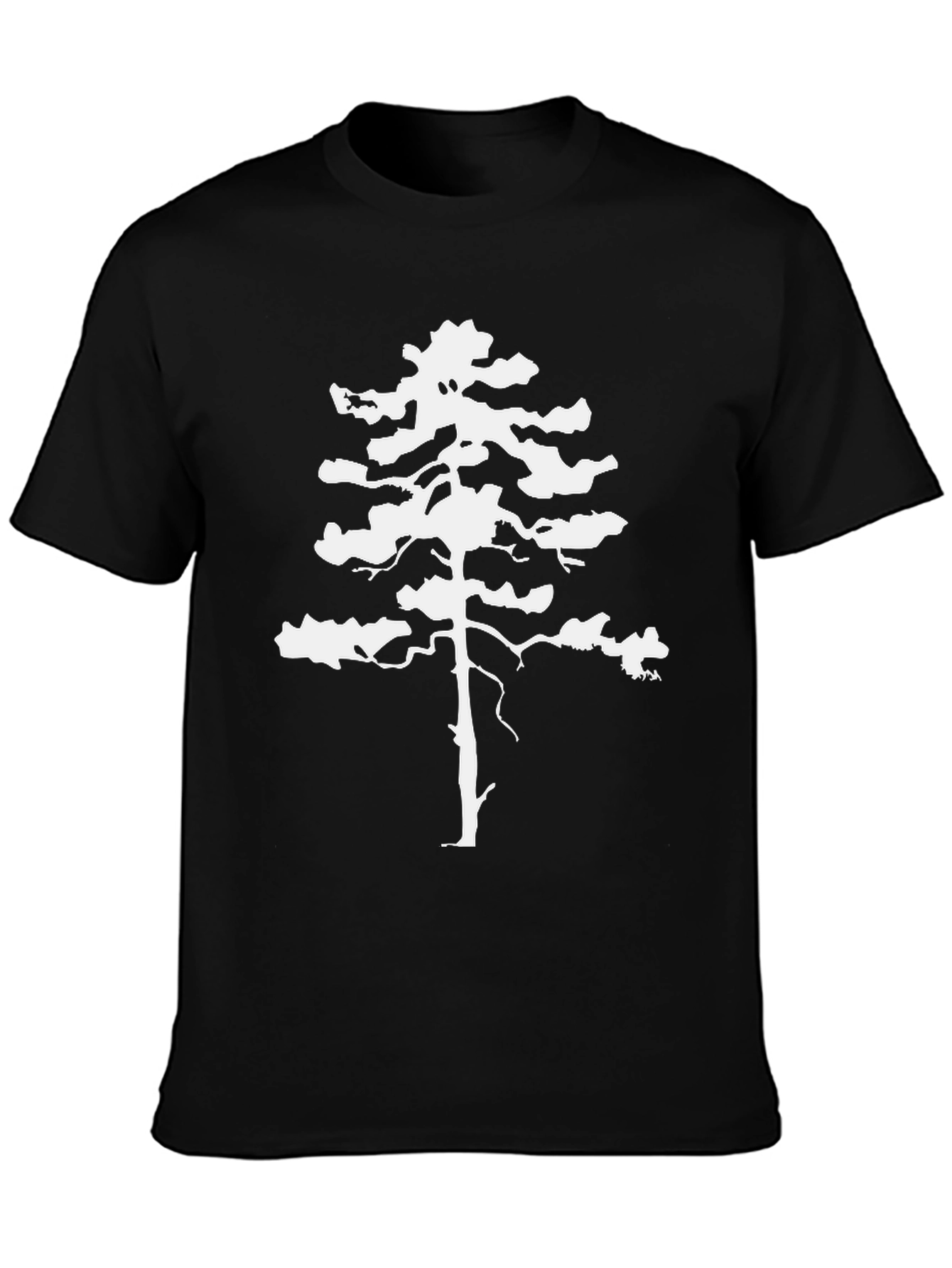 Pine Tree Graphic Tee - Nature Inspired Cotton T-Shirt