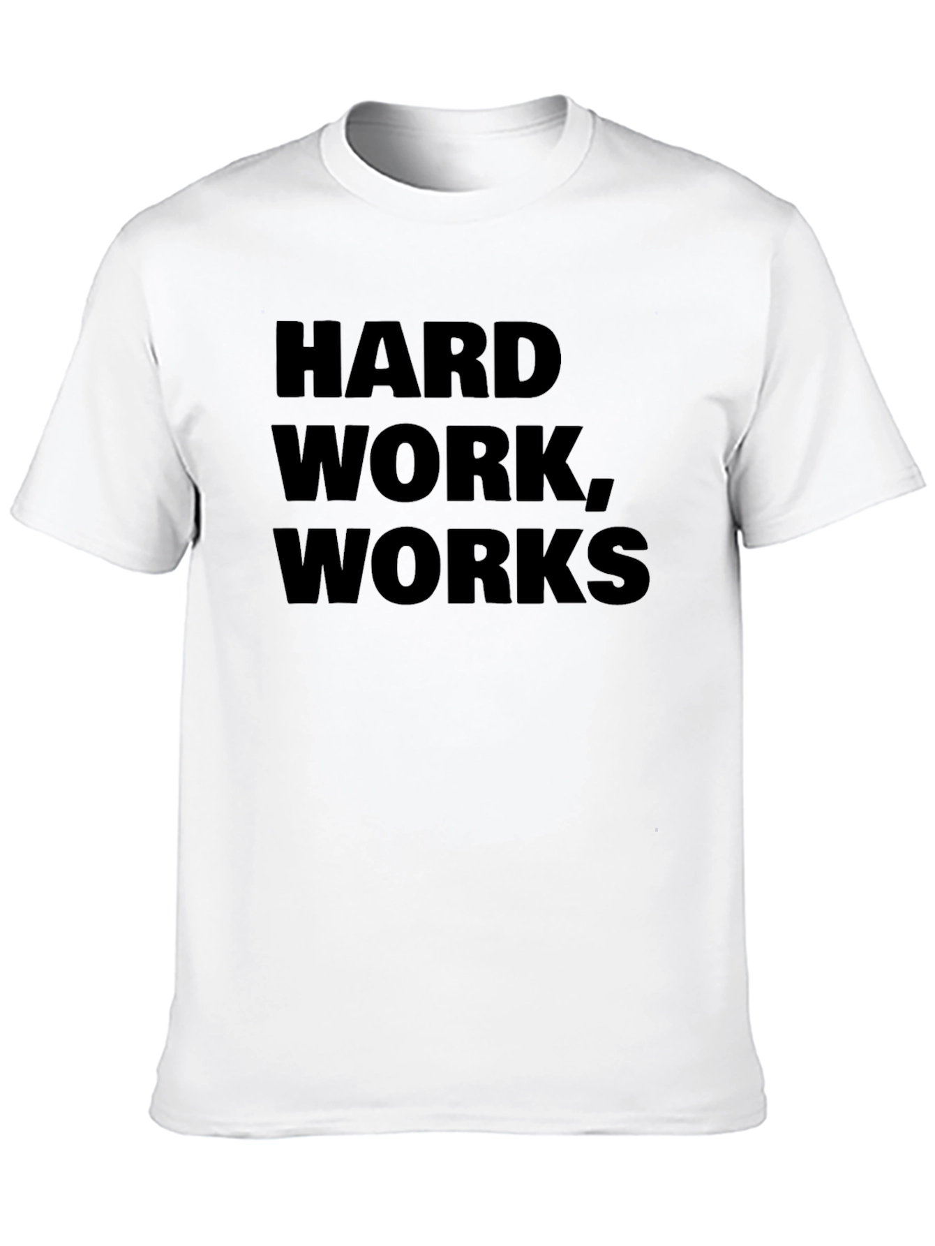 Hard Work Works Black Graphic Tee