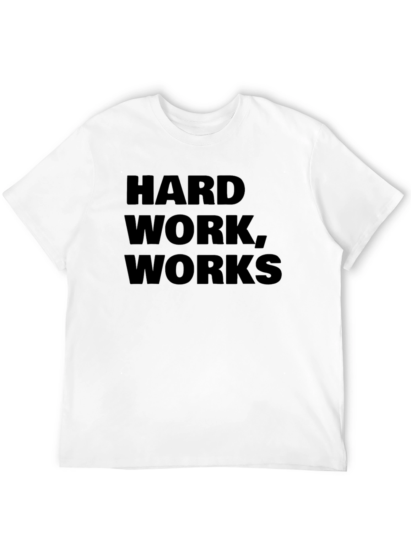 Hard Work Works Black Graphic Tee