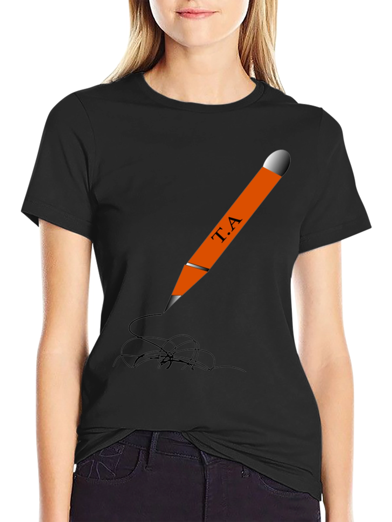 Creative Pencil T-Shirt - Artistic Design