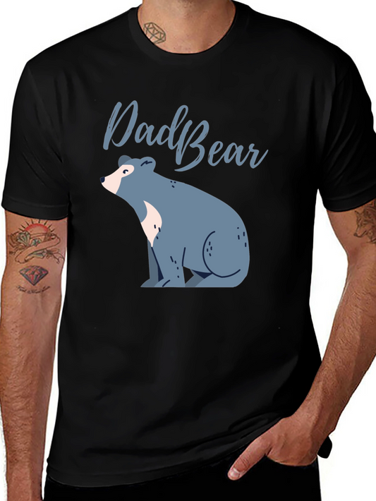 Dad Bear Graphic Tee - Perfect Gift for Fathers