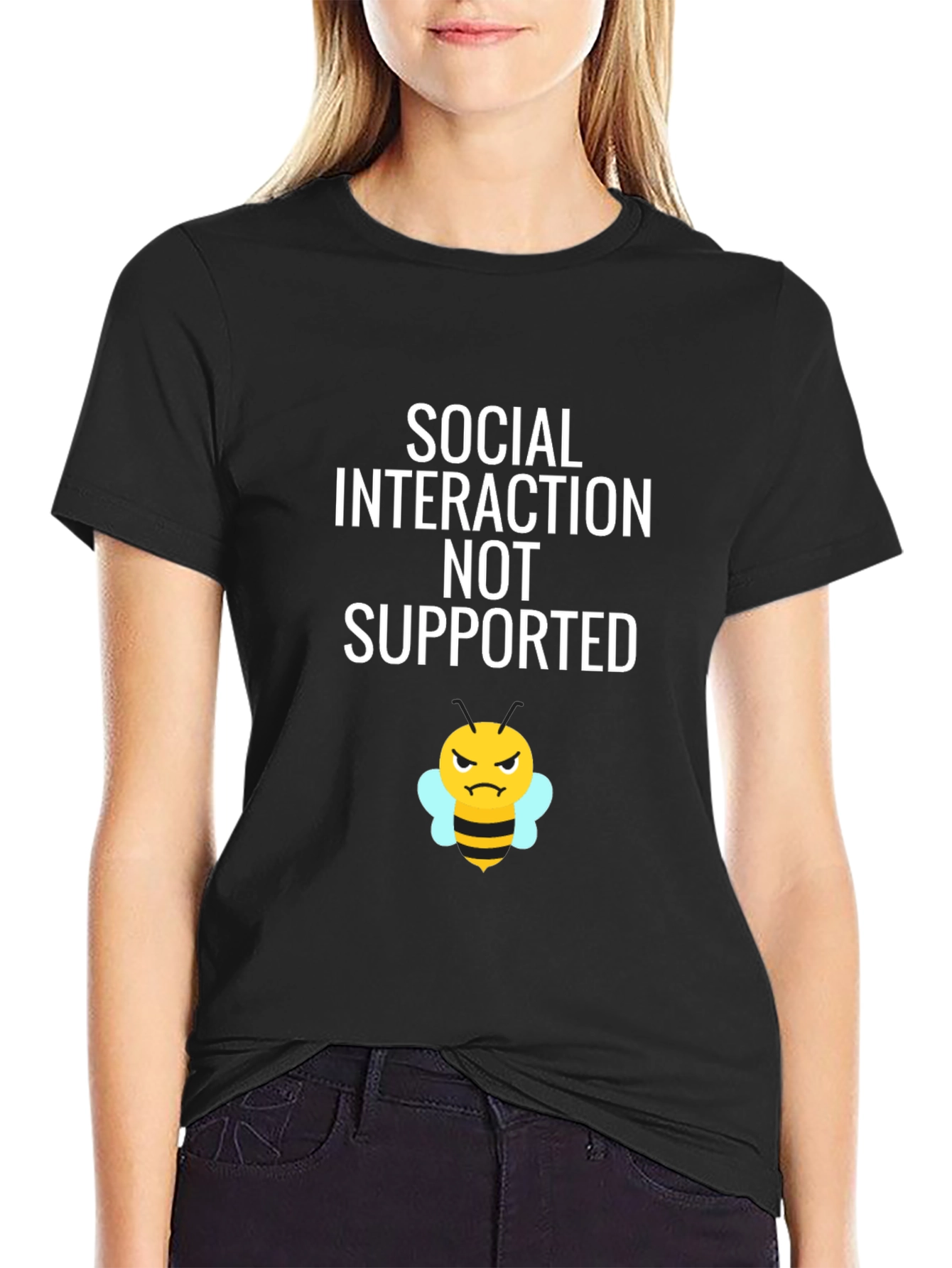 Social Interaction NOT Supported T-Shirt