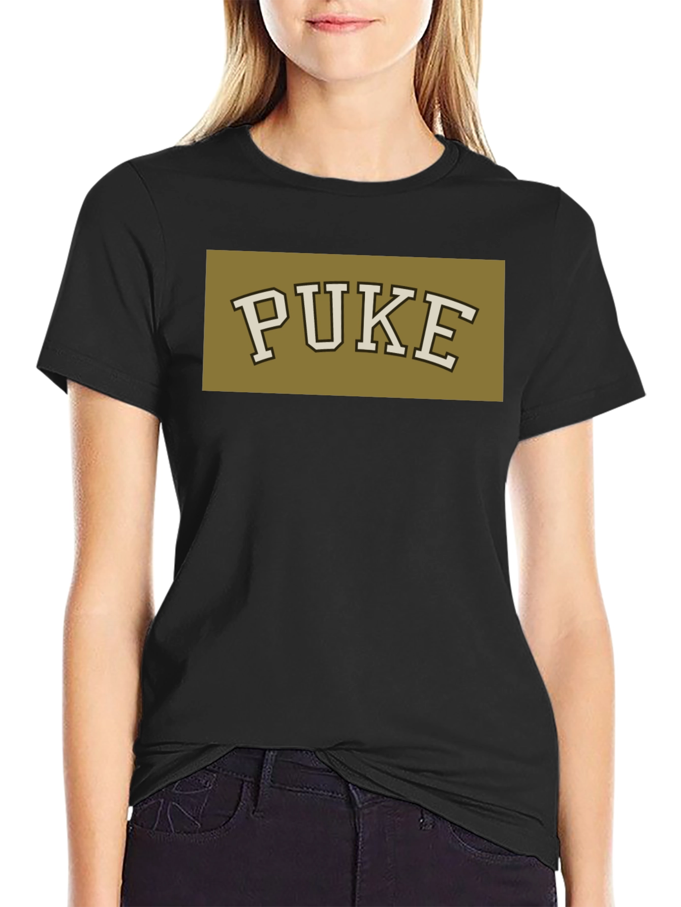 PUKE Graphic Tee - Unisex Cotton Casual T-Shirt