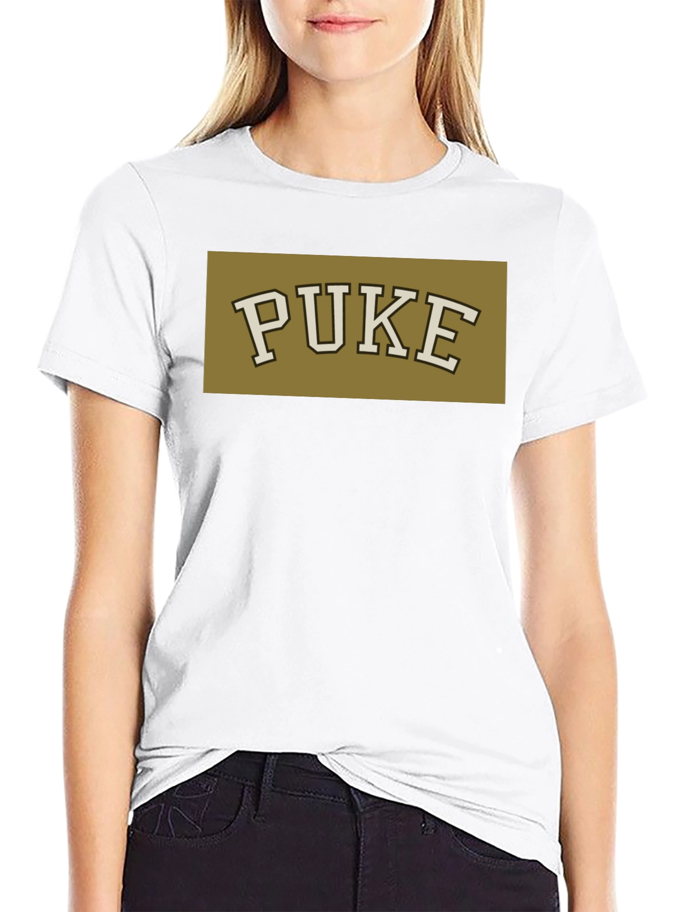 PUKE Graphic Tee - Unisex Cotton Casual T-Shirt