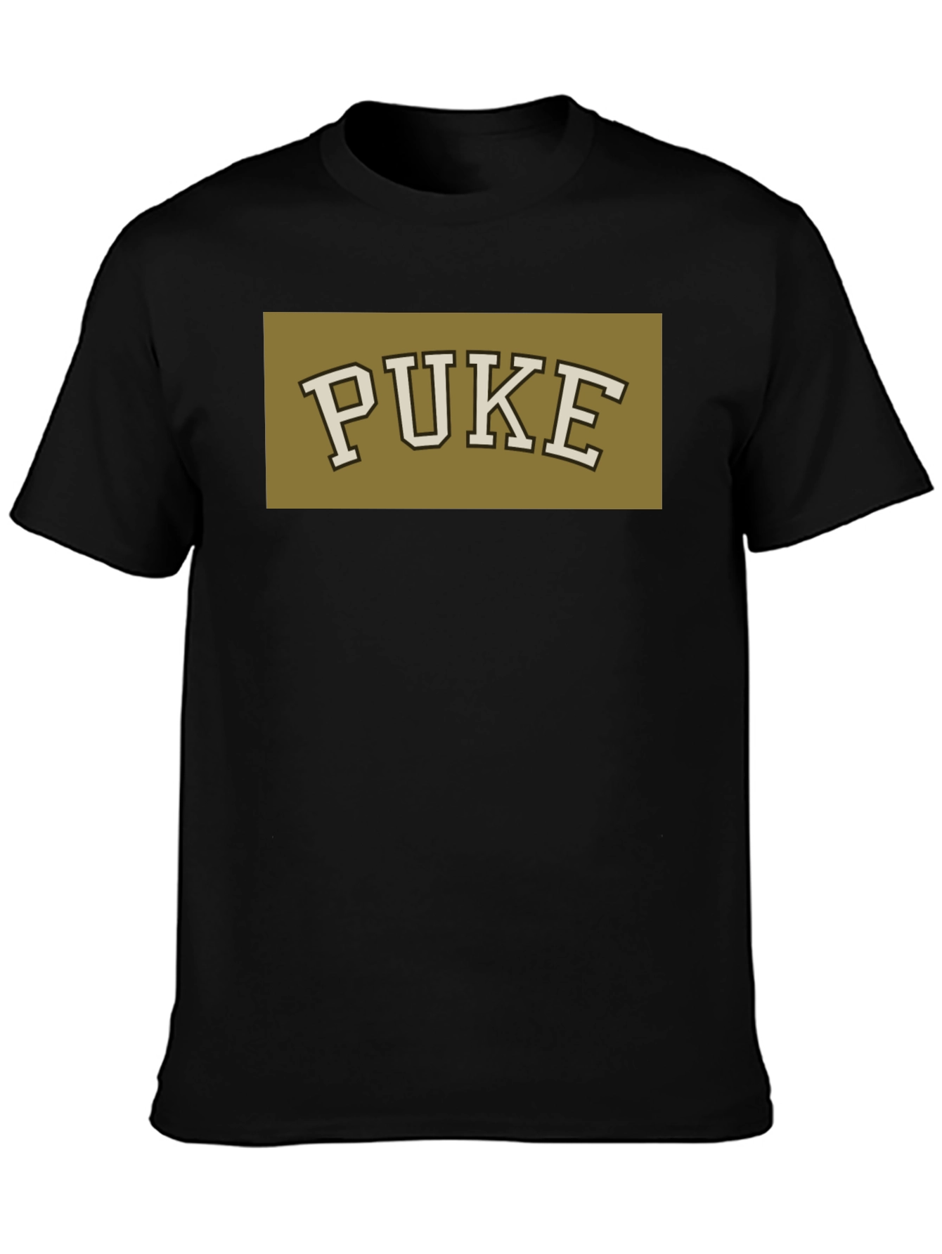 PUKE Graphic Tee - Unisex Cotton Casual T-Shirt