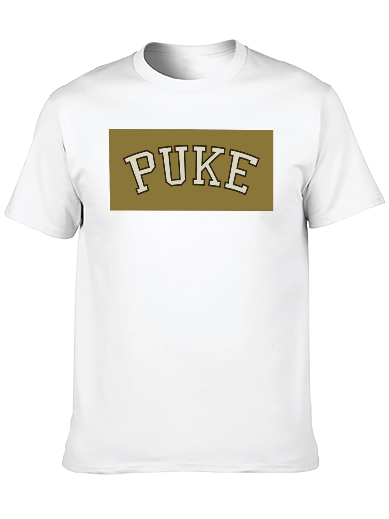 PUKE Graphic Tee - Unisex Cotton Casual T-Shirt