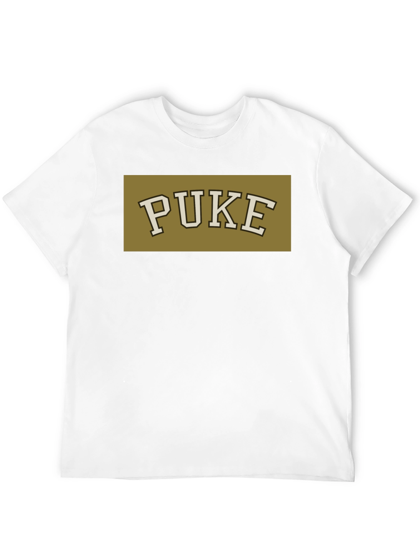 PUKE Graphic Tee - Unisex Cotton Casual T-Shirt