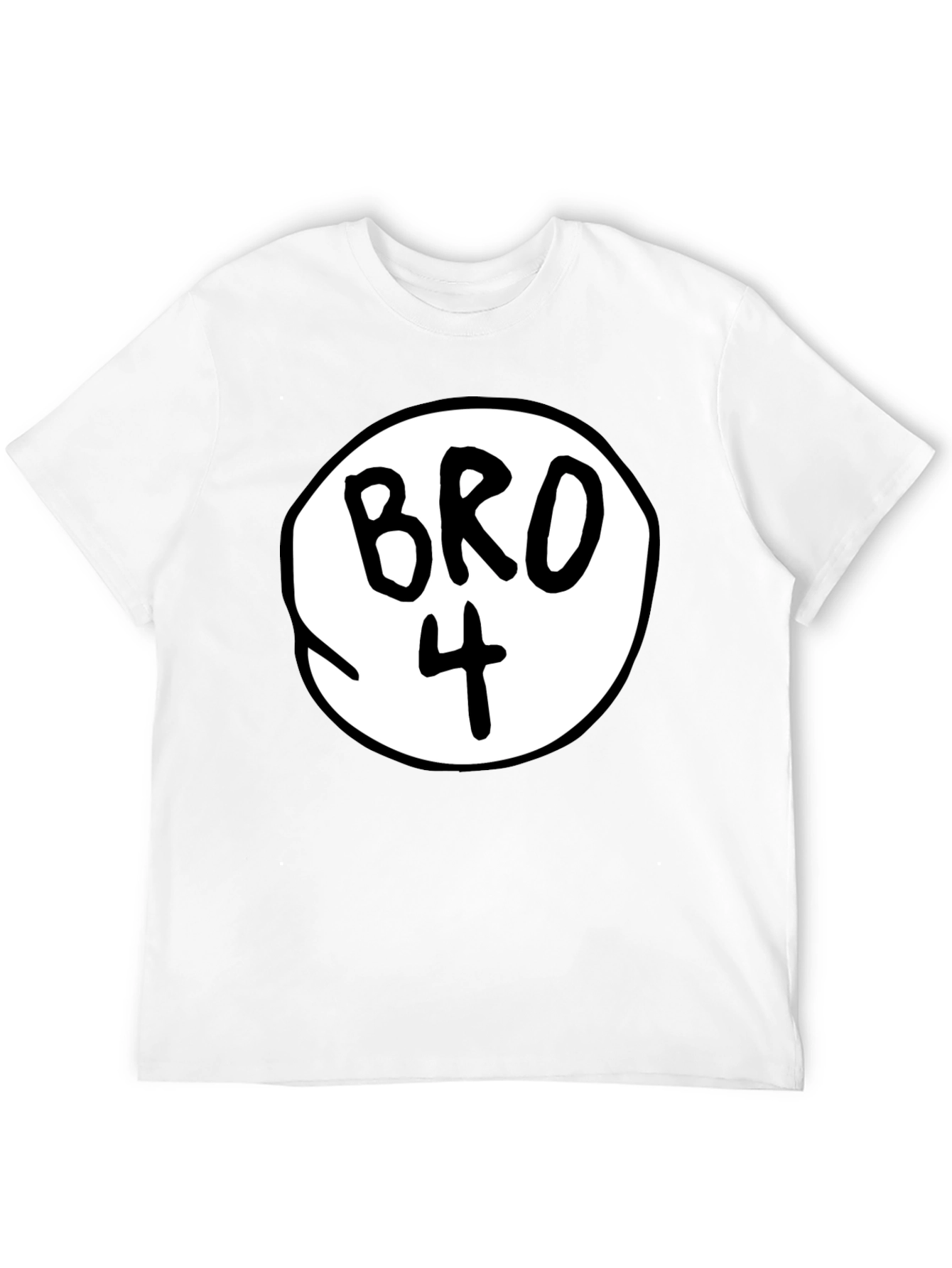 Bro Number 4 Black Tee
