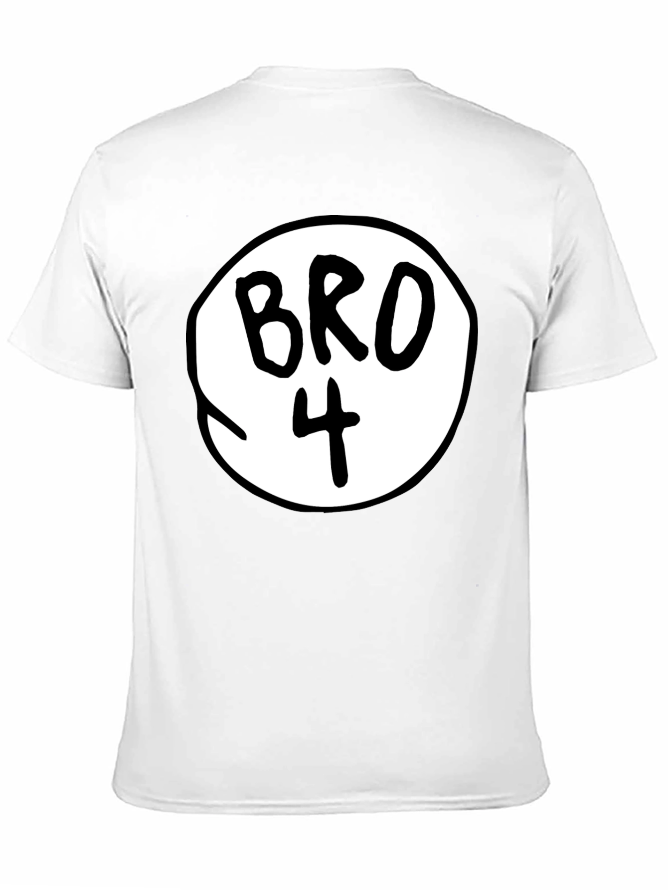 Bro Number 4 Black Tee