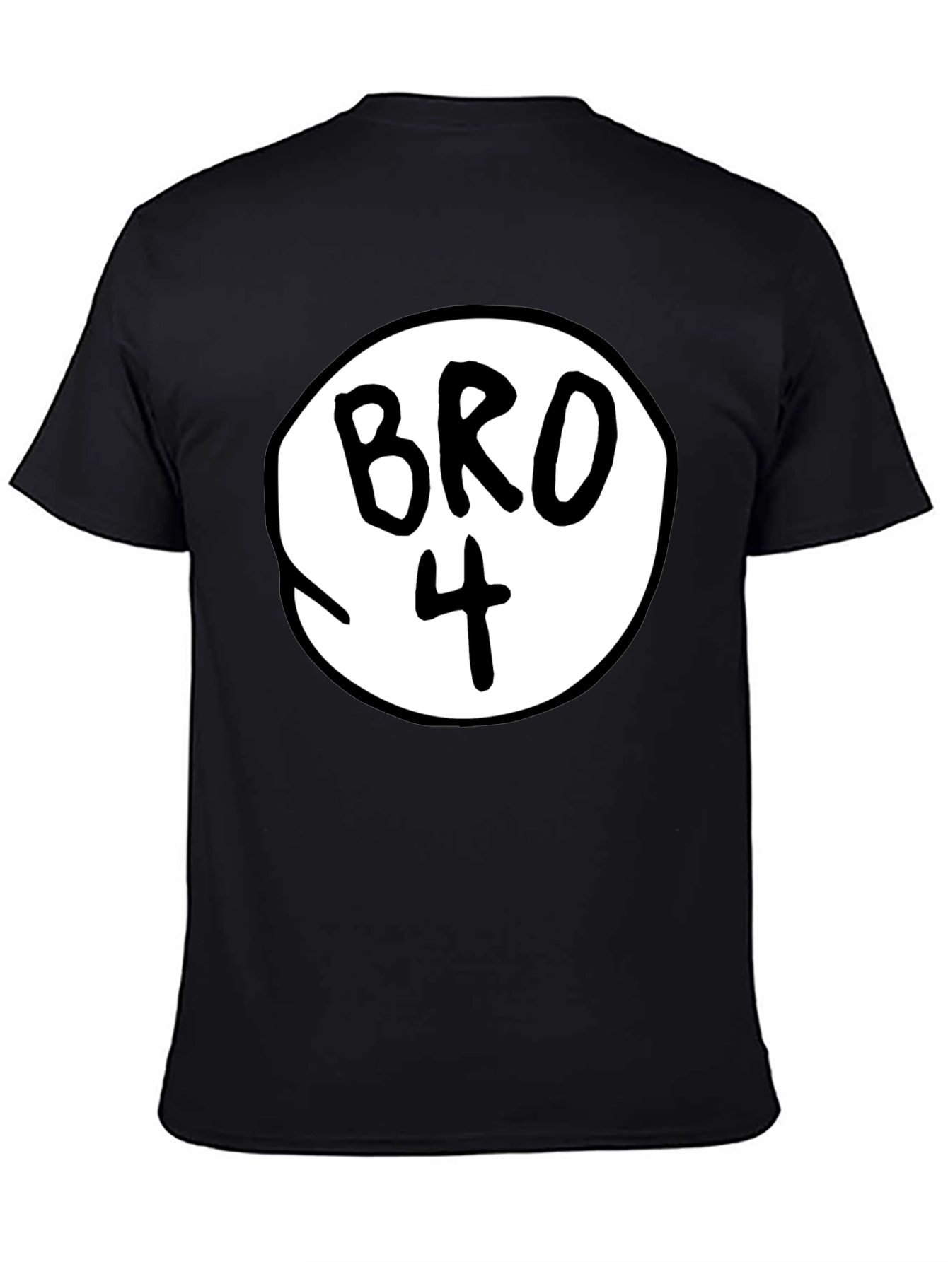 Bro Number 4 Black Tee
