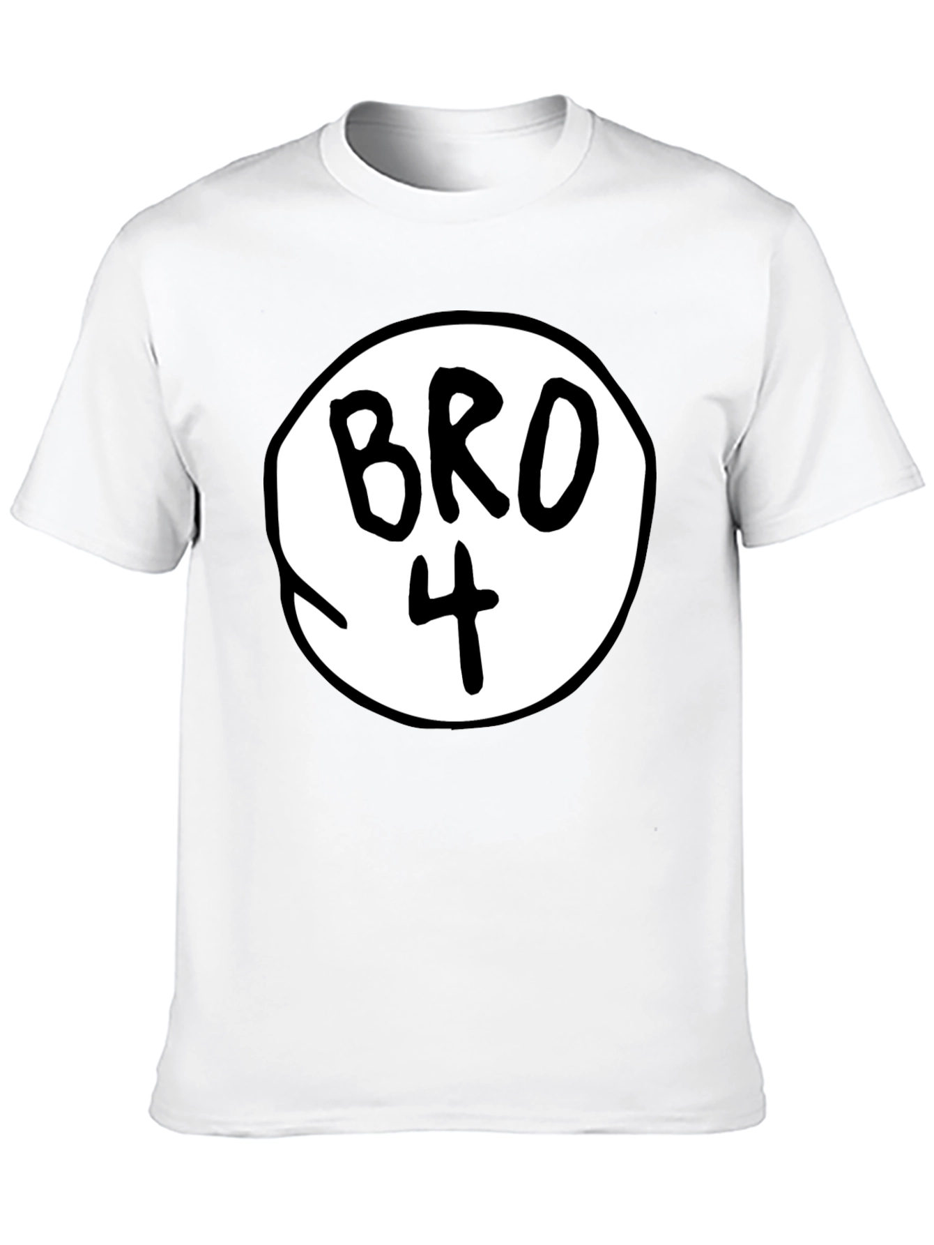 Bro Number 4 Black Tee