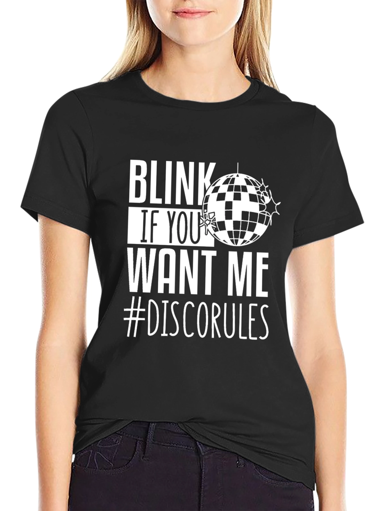 Blink If You Want Me Disco T-Shirt