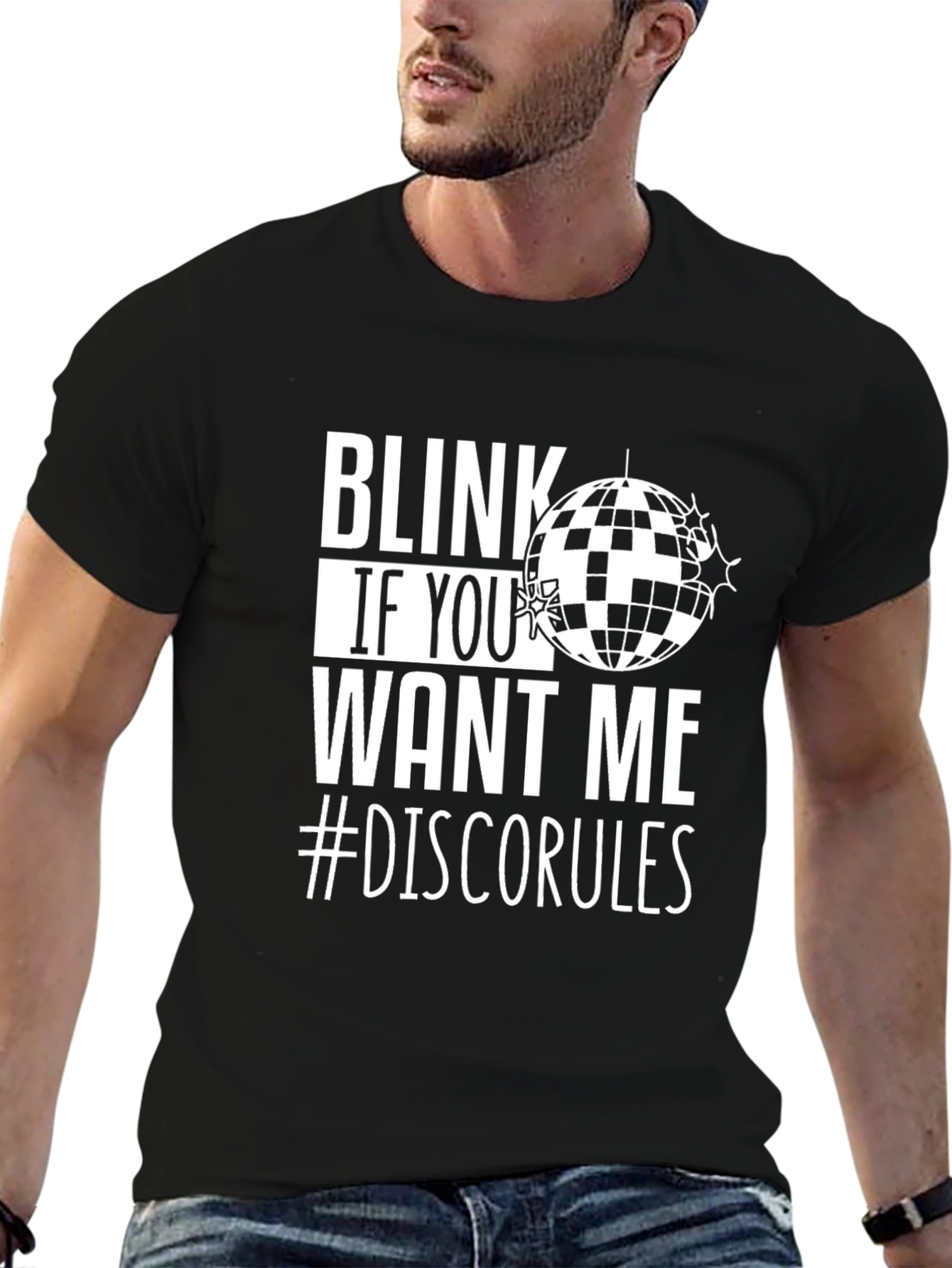 Blink If You Want Me Disco T-Shirt