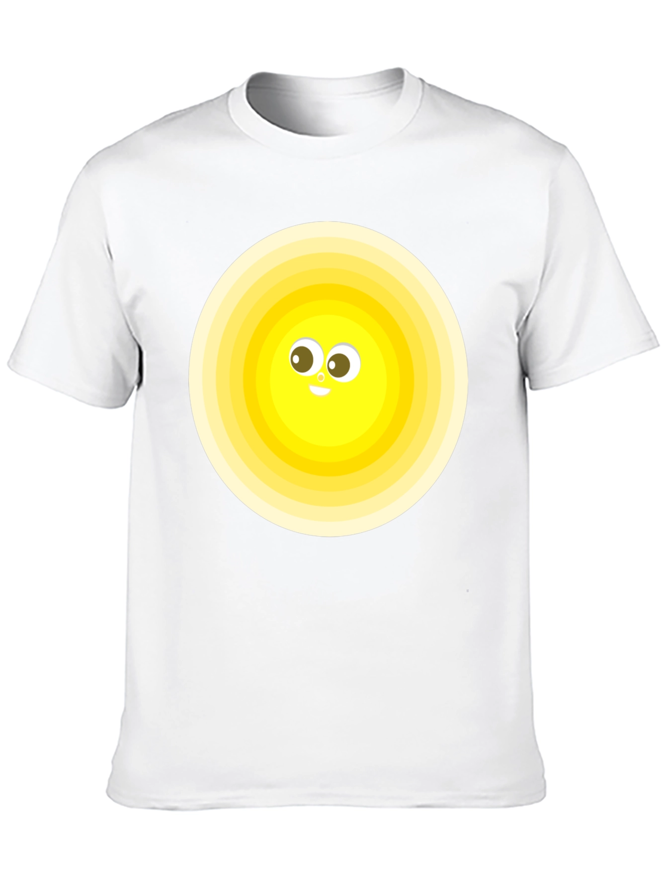 Cheerful Sun Graphic Tee - Soft Cotton Blend