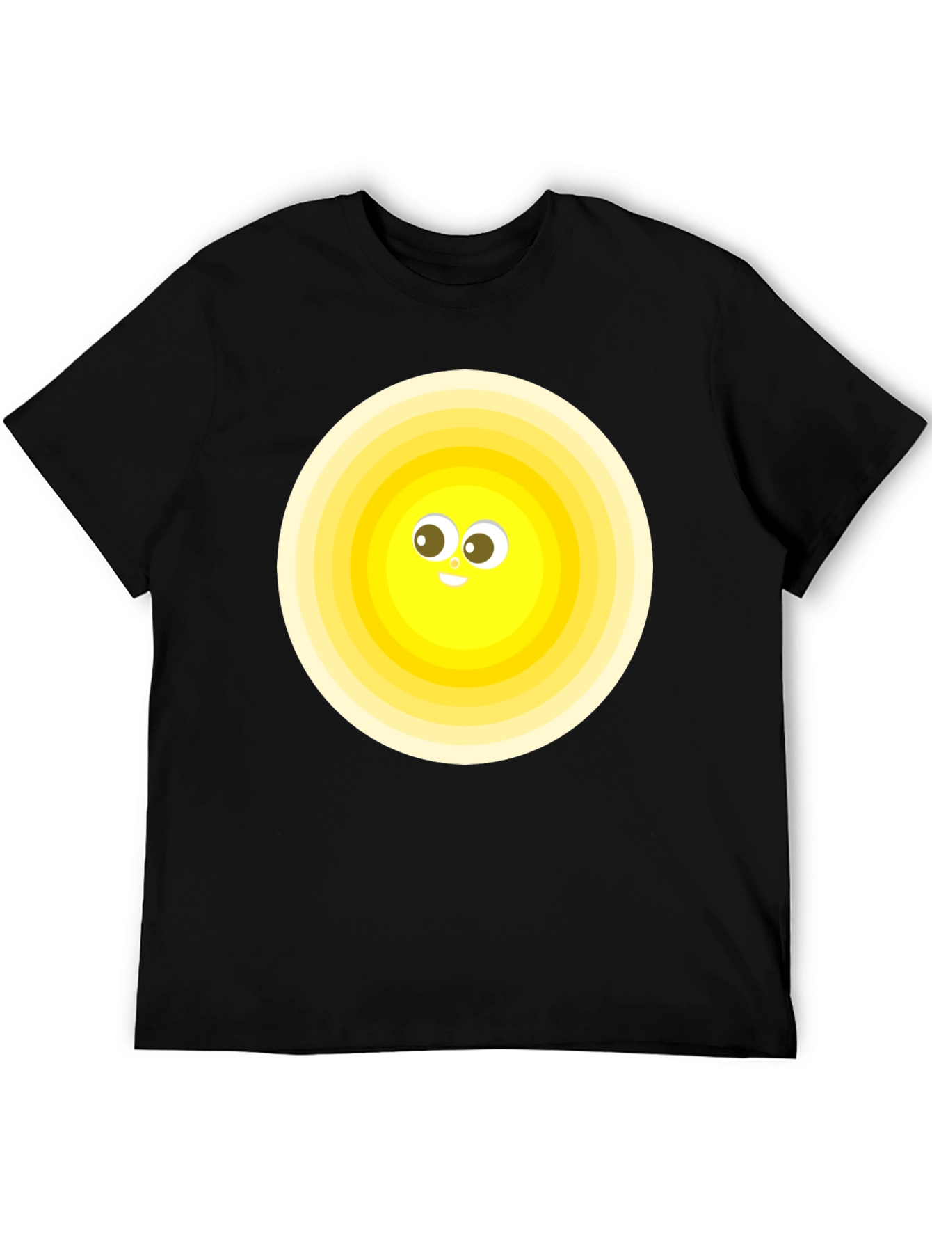 Cheerful Sun Graphic Tee - Soft Cotton Blend