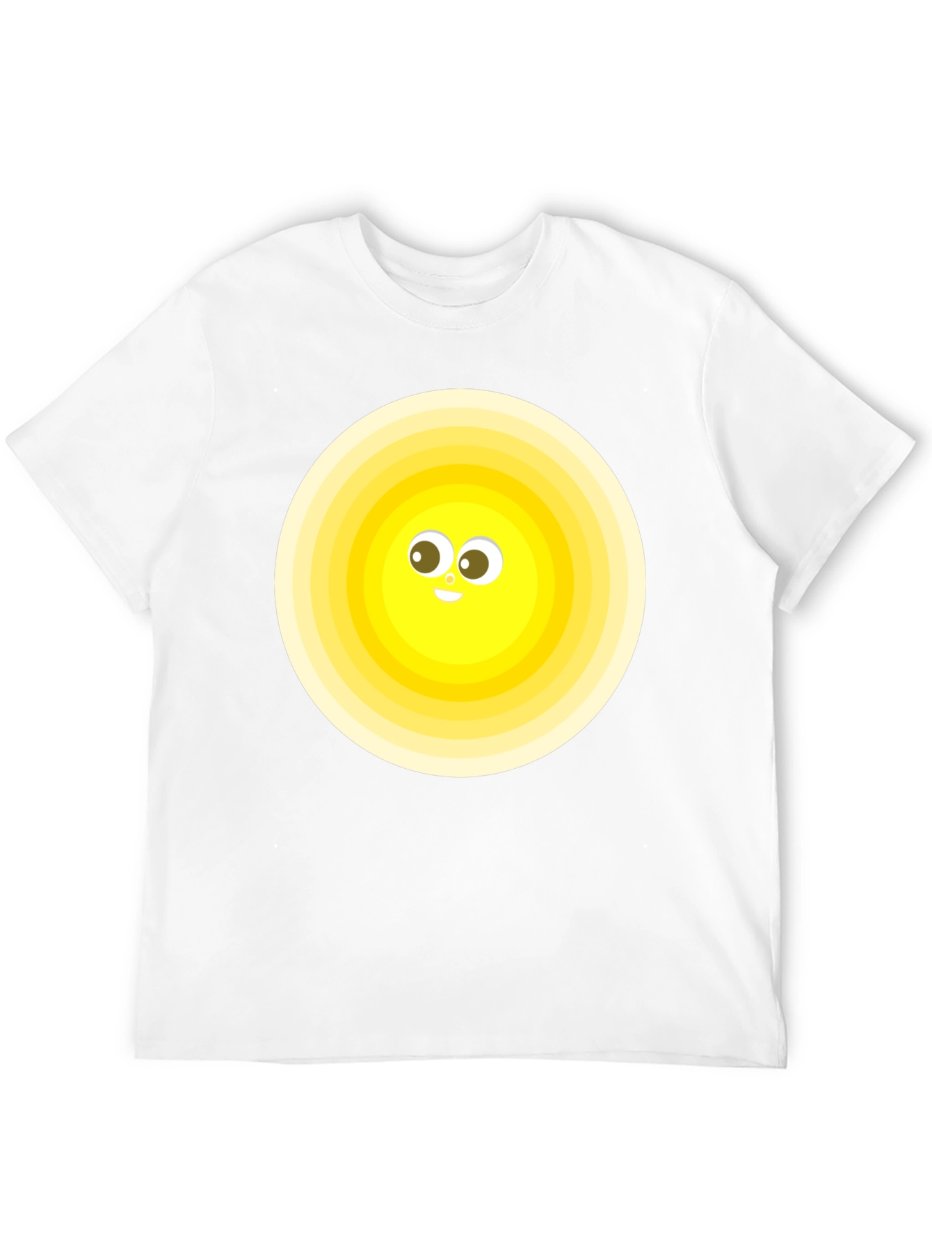 Cheerful Sun Graphic Tee - Soft Cotton Blend