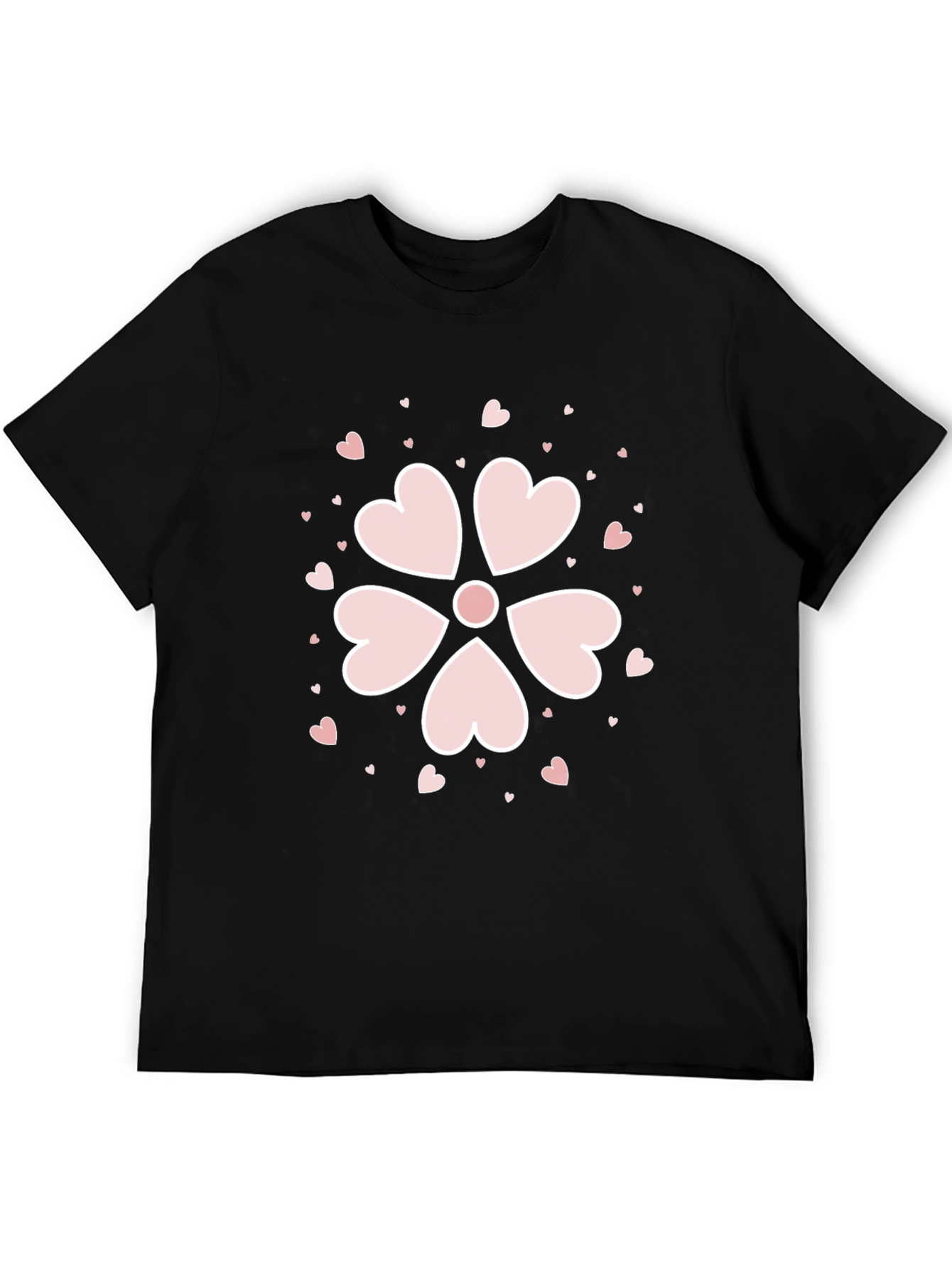 Heart Petal Flower T-Shirt
