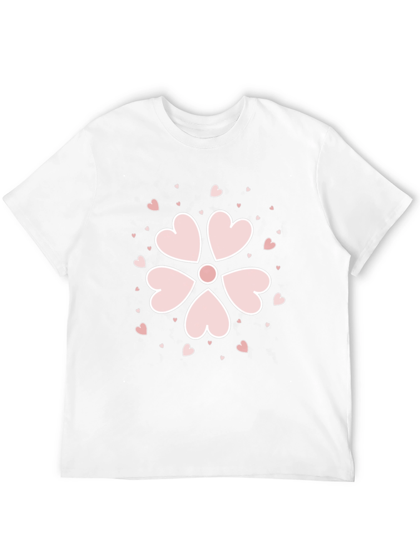 Heart Petal Flower T-Shirt