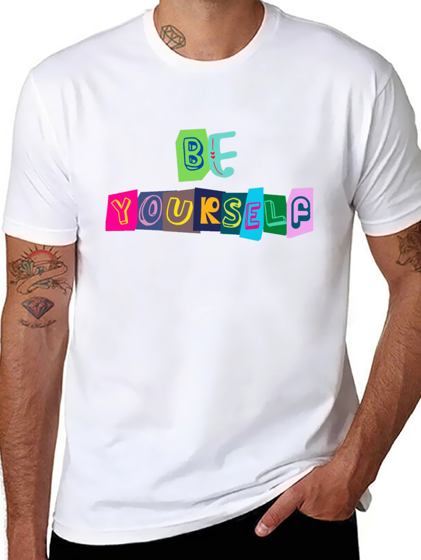 Be Yourself Graphic Tee - Bold Statement T-Shirt