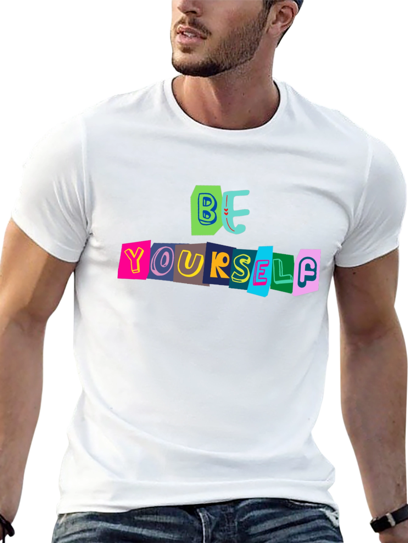 Be Yourself Graphic Tee - Bold Statement T-Shirt