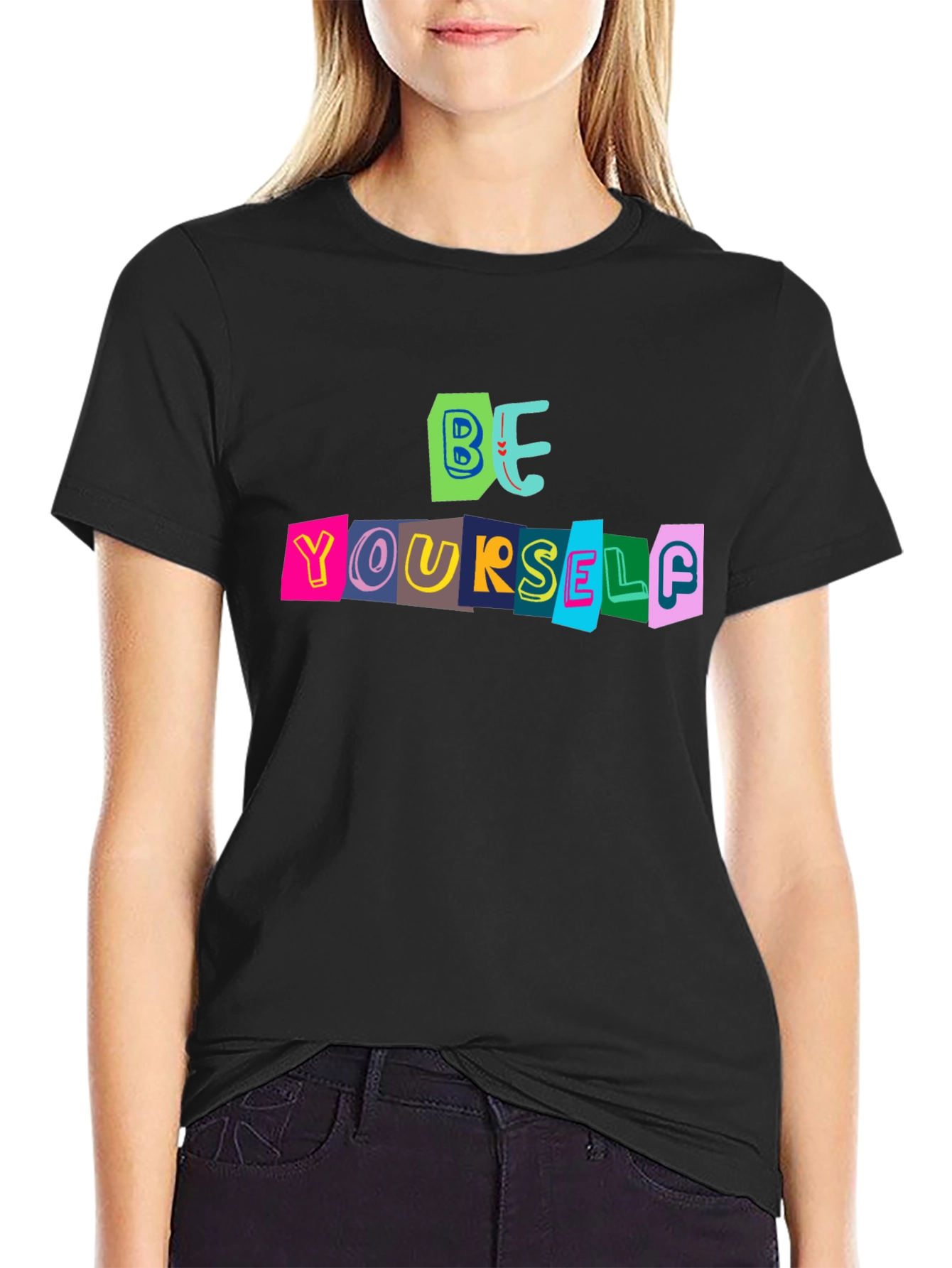 Be Yourself Graphic Tee - Bold Statement T-Shirt