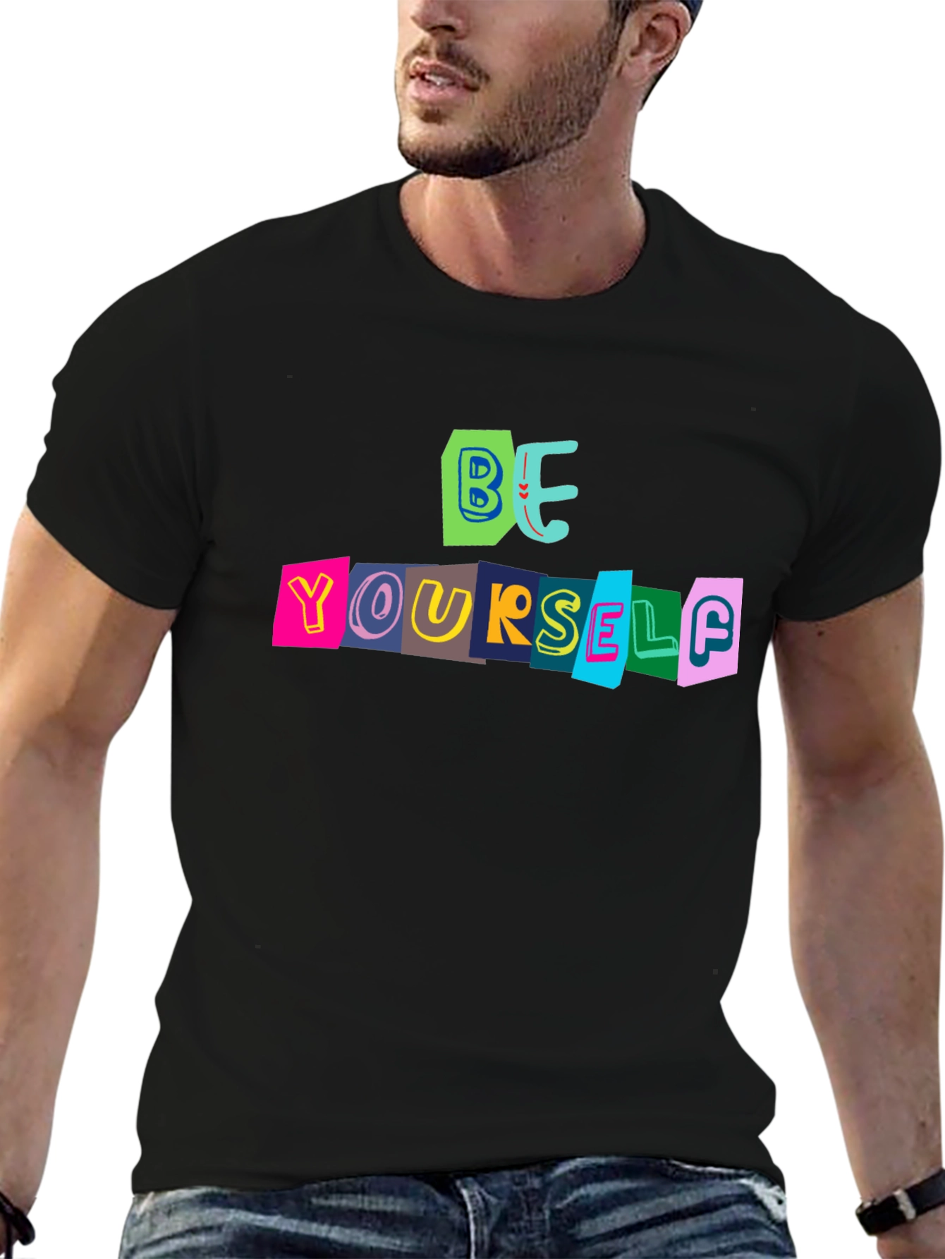Be Yourself Graphic Tee - Bold Statement T-Shirt