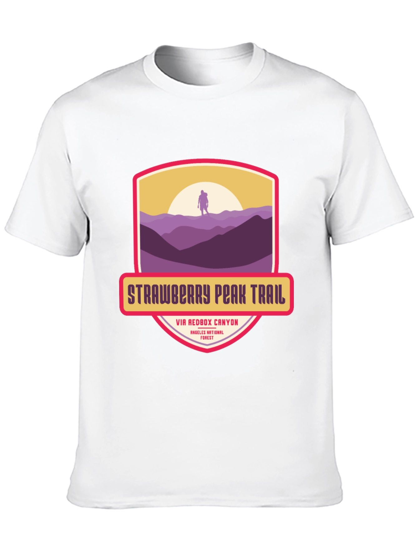 Strawberry Peak Trail T-Shirt - Hiker Adventure