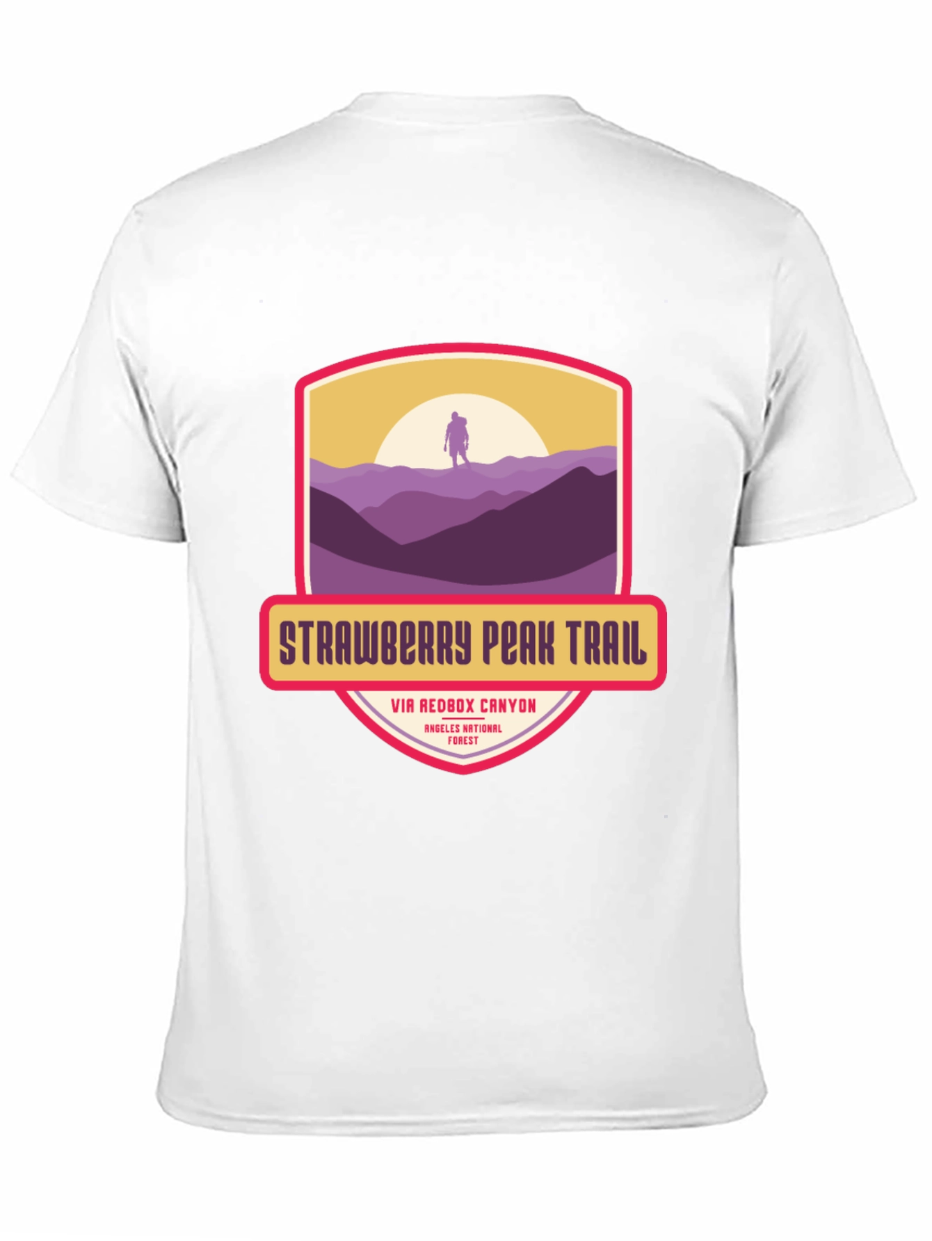 Strawberry Peak Trail T-Shirt - Hiker Adventure