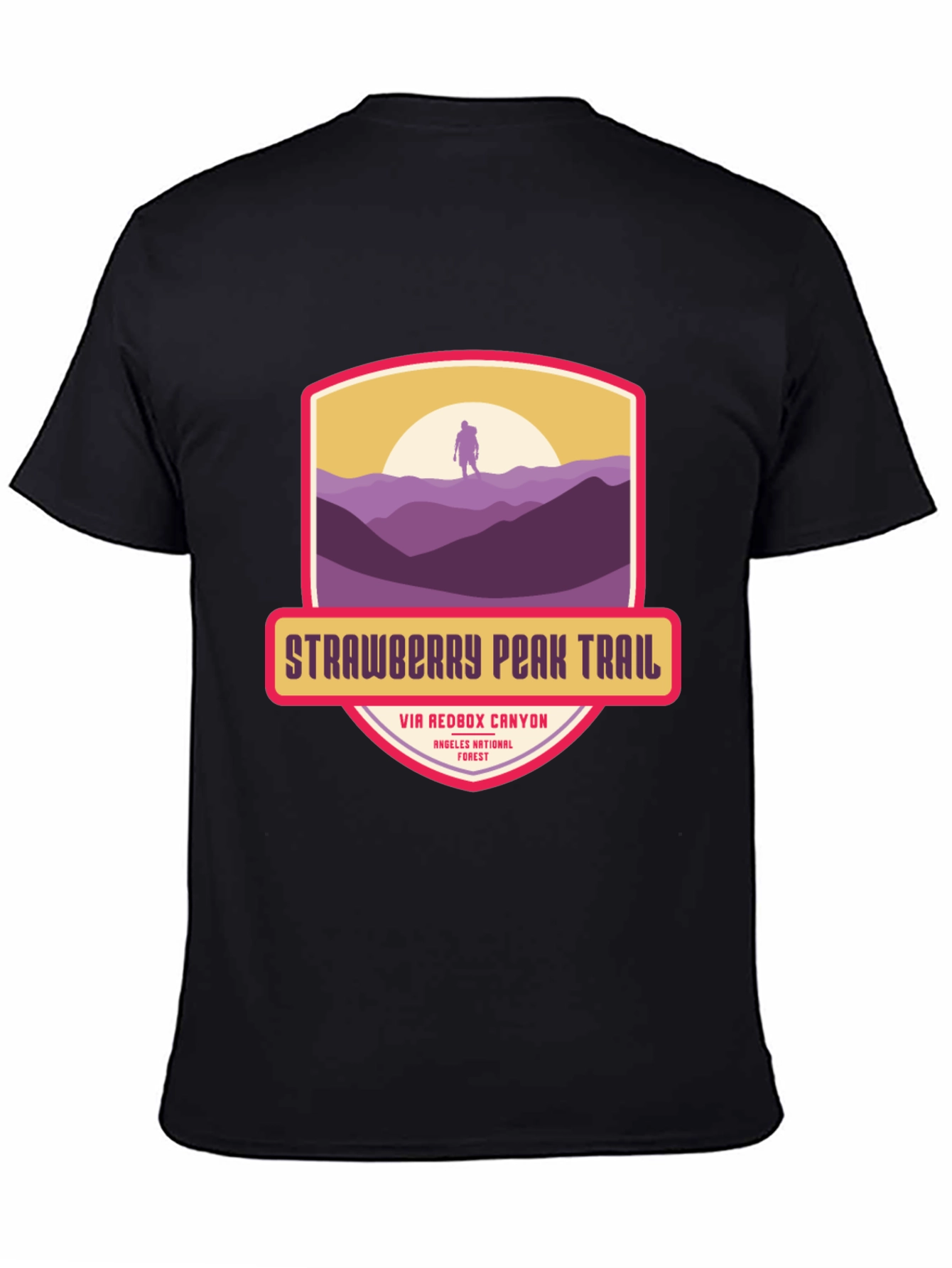 Strawberry Peak Trail T-Shirt - Hiker Adventure