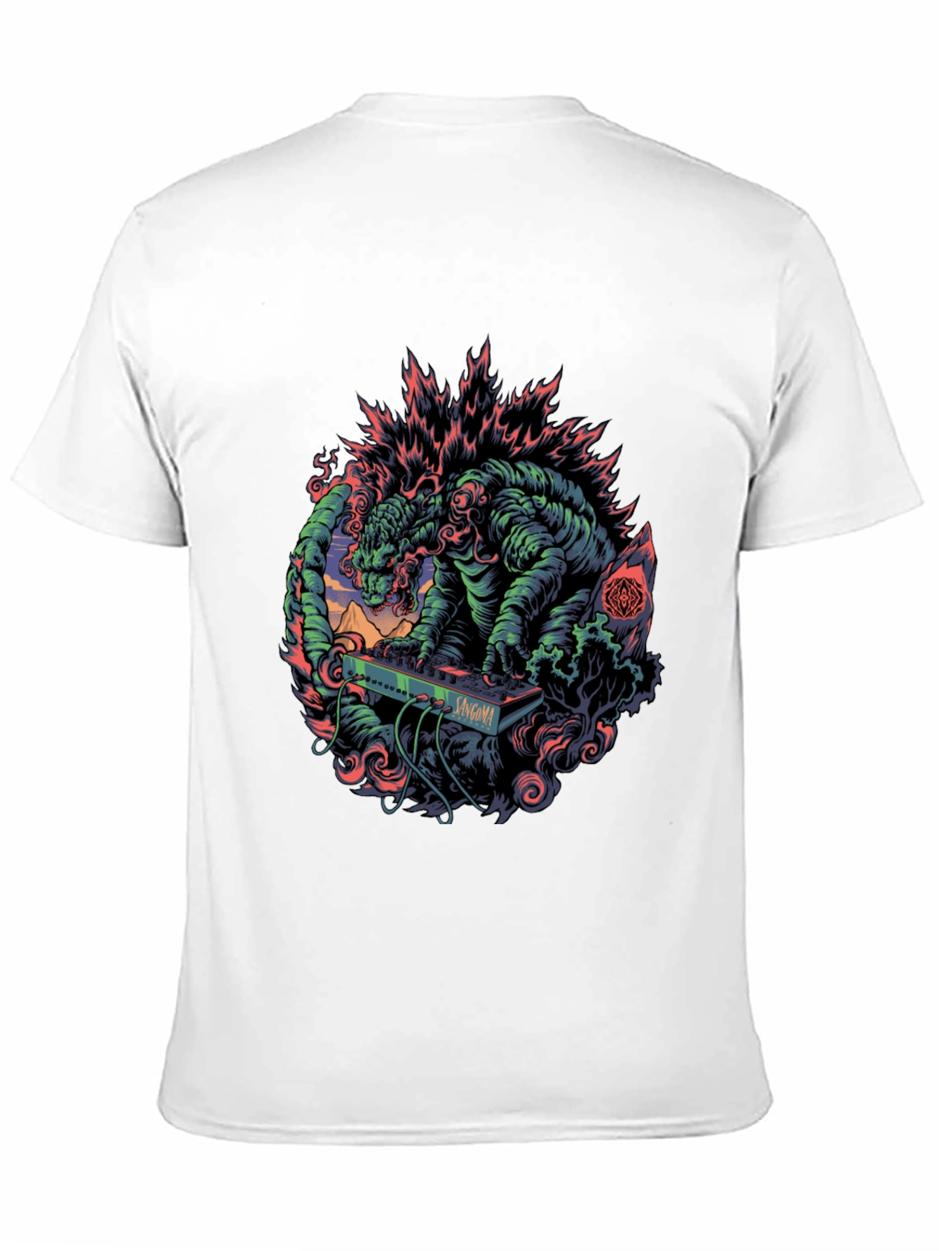 Godzilla Synthwave T-Shirt - Monster Music Tee
