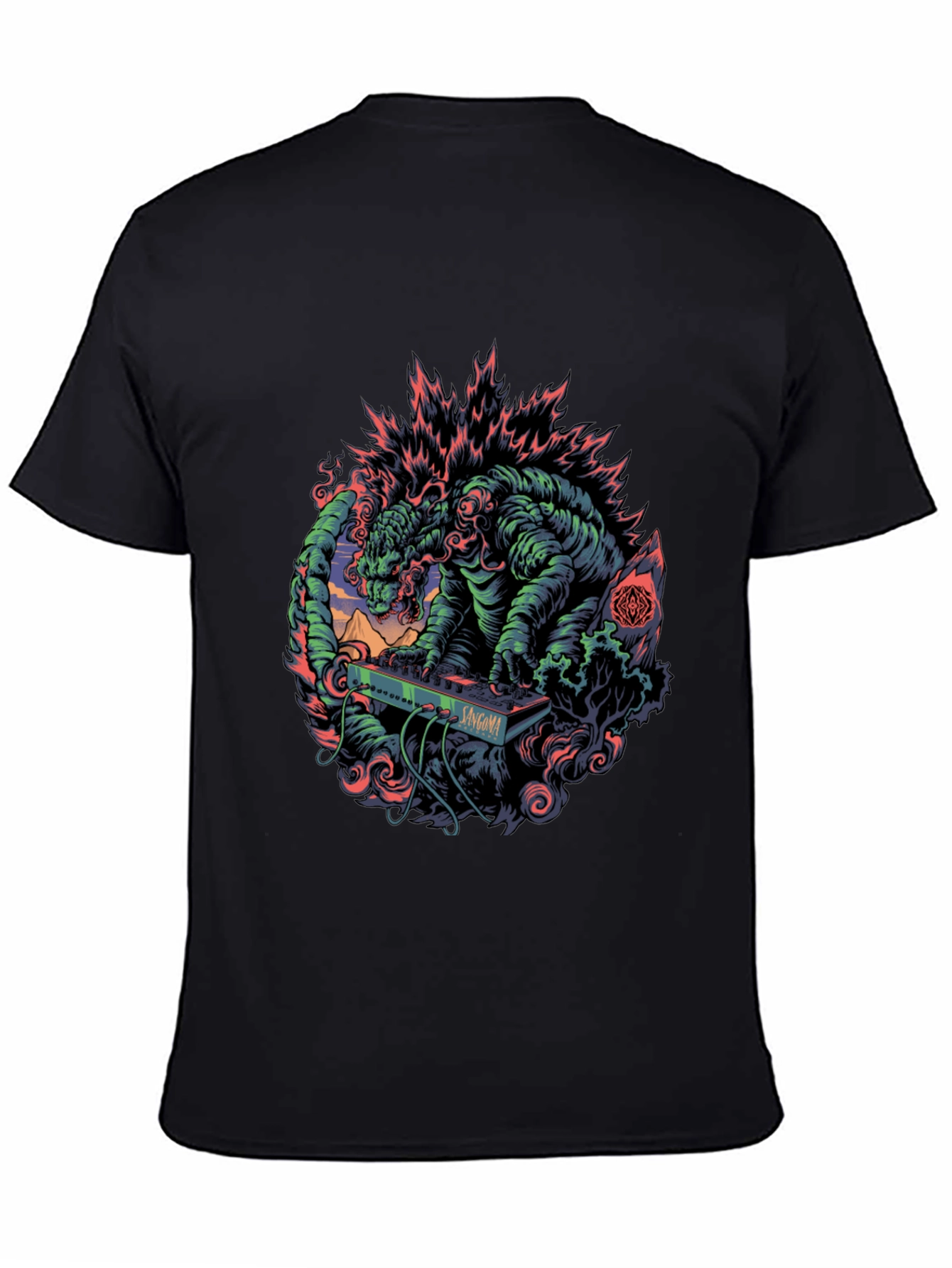 Godzilla Synthwave T-Shirt - Monster Music Tee