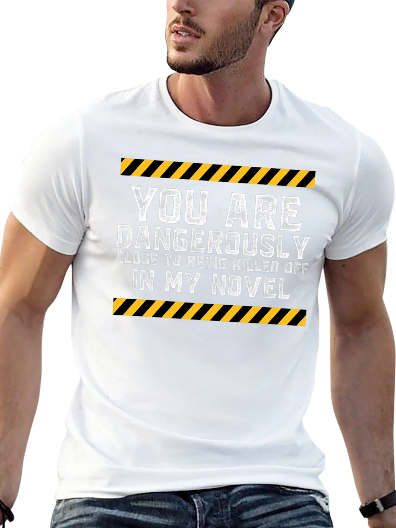 Dangerously Close Novel Humor Graphic T-Shirt