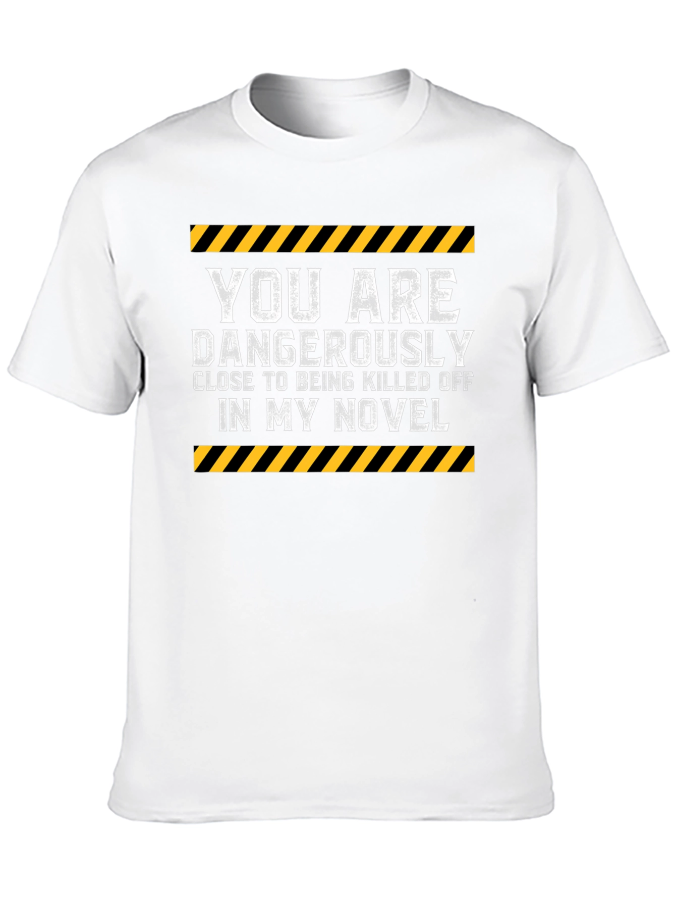Dangerously Close Novel Humor Graphic T-Shirt
