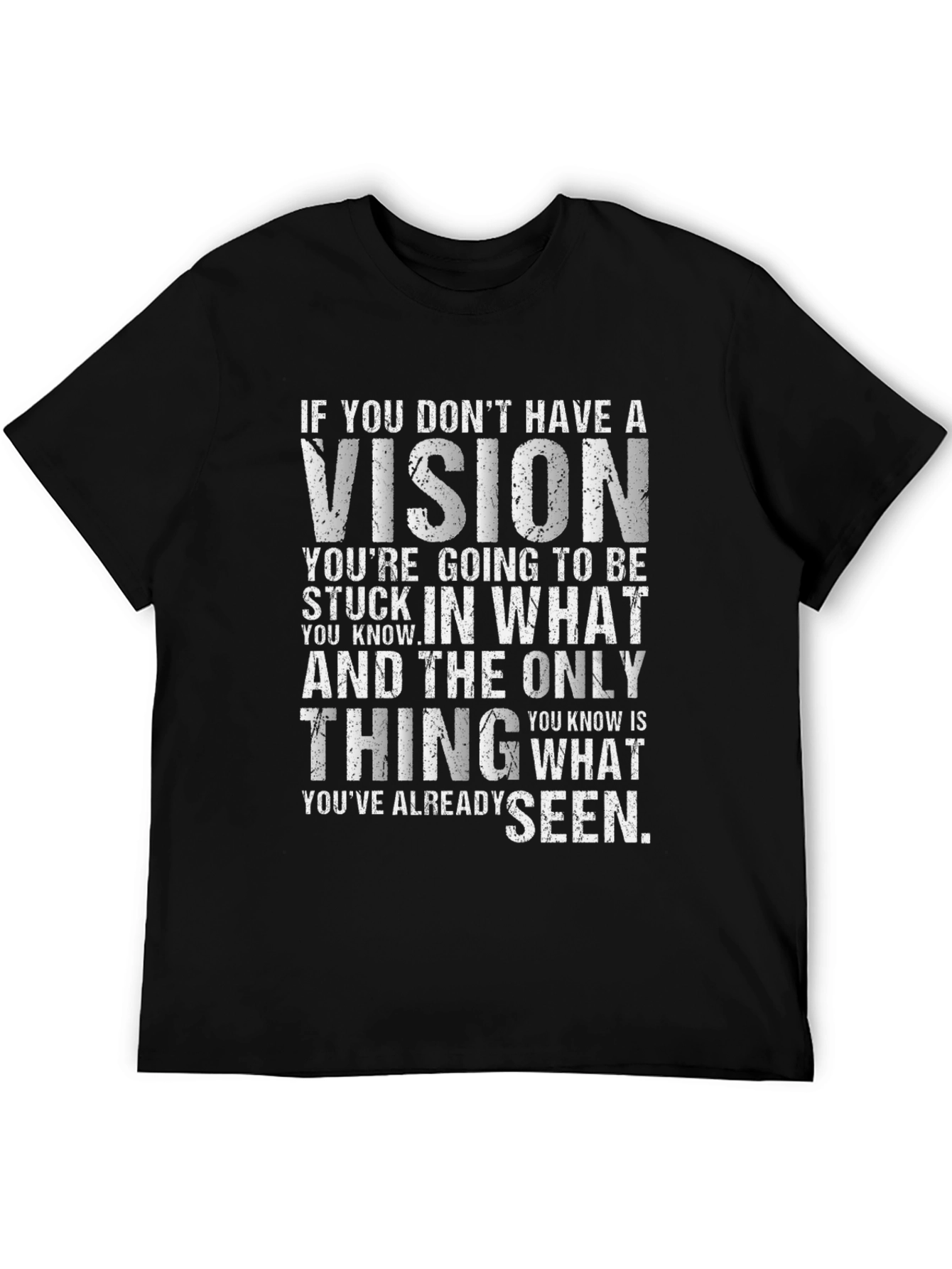 Vision Graphic T-Shirt - Motivational Quote Tee