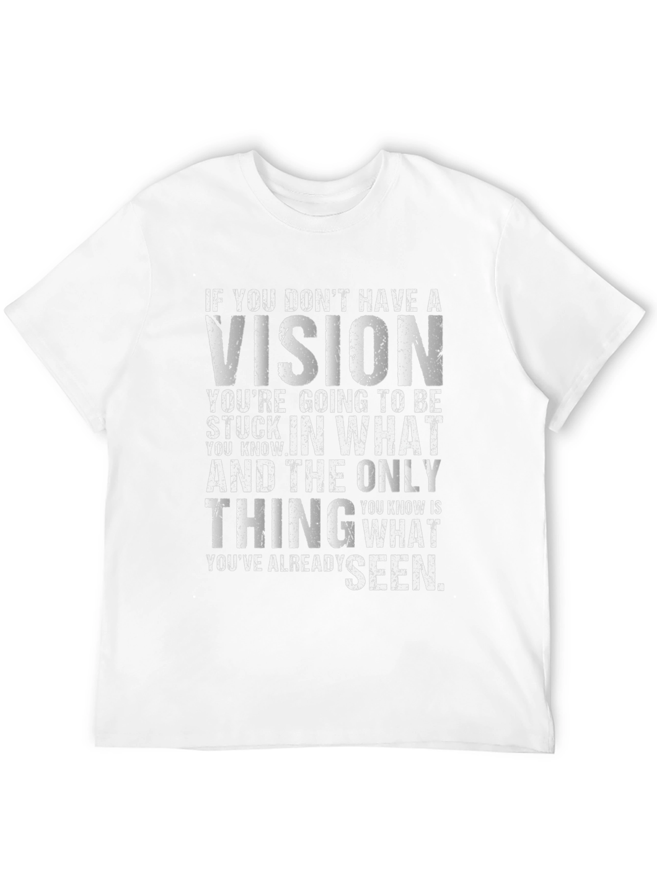 Vision Graphic T-Shirt - Motivational Quote Tee