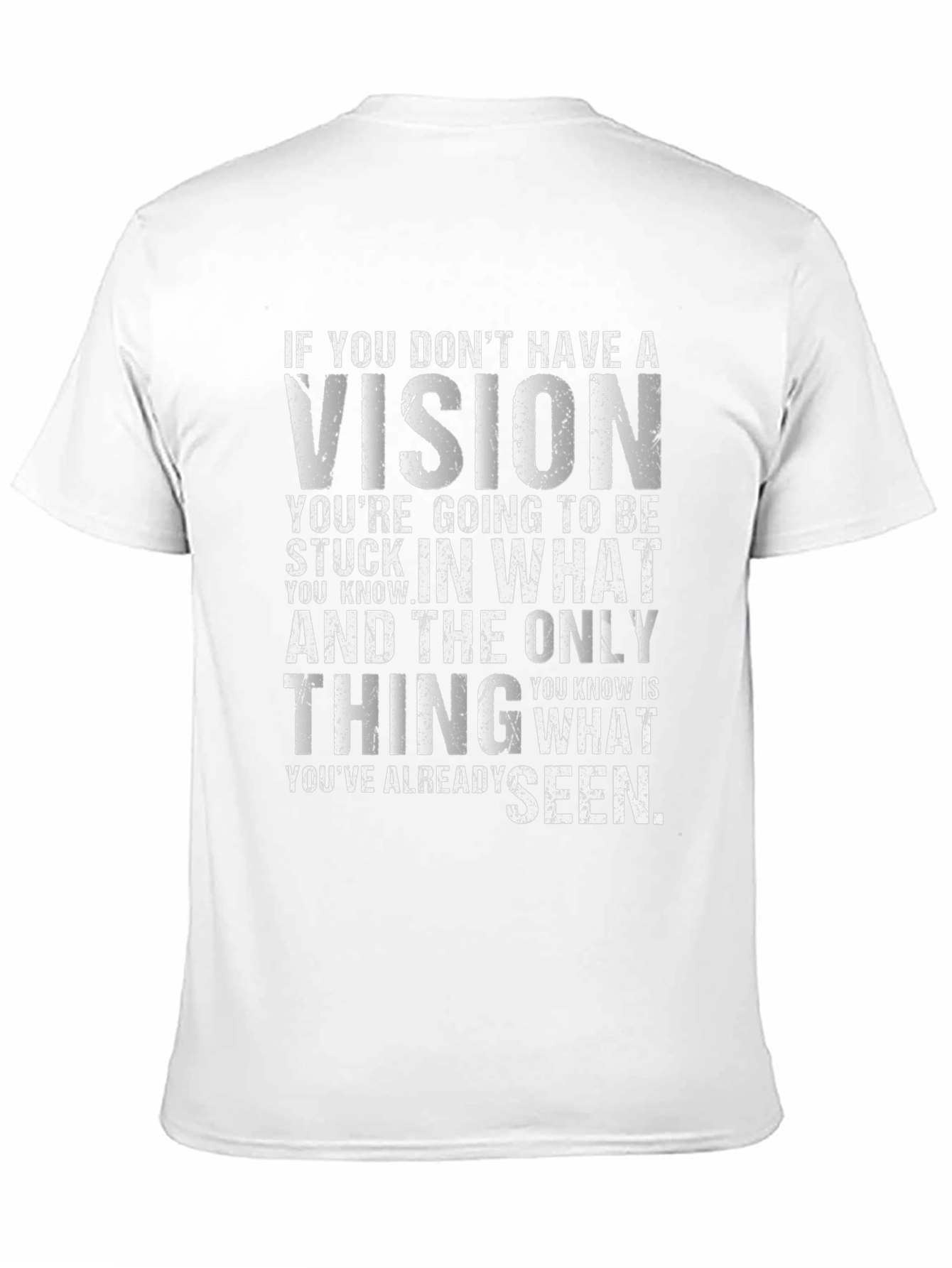 Vision Graphic T-Shirt - Motivational Quote Tee