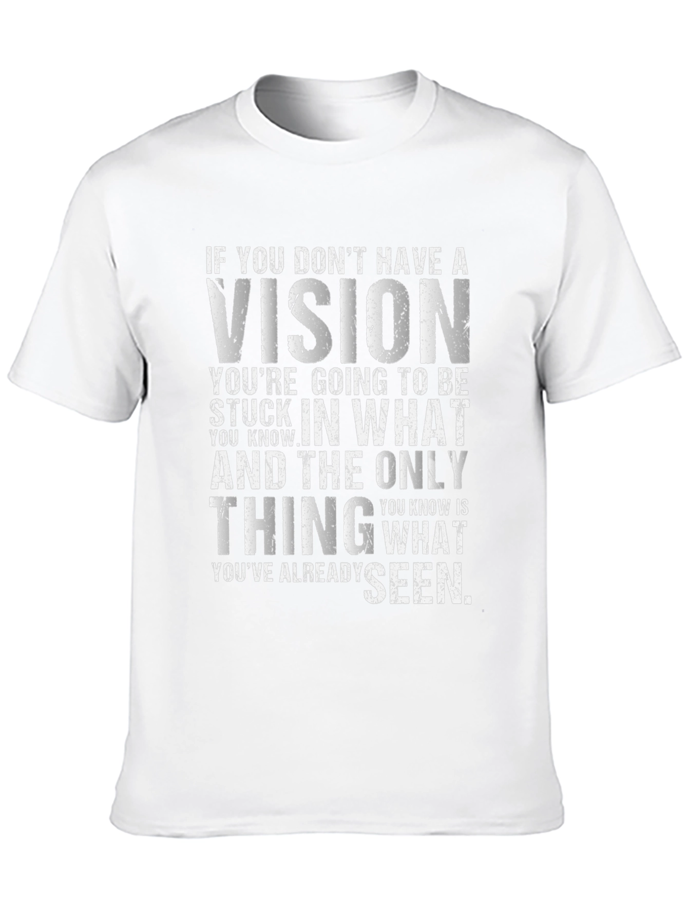 Vision Graphic T-Shirt - Motivational Quote Tee