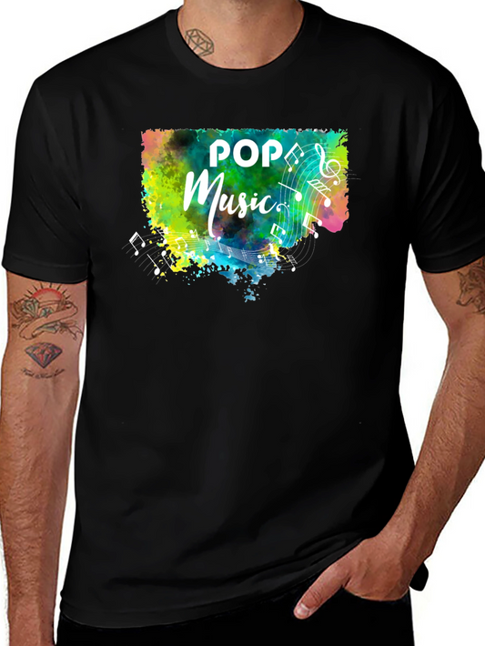 Pop Music T-Shirt - Colorful Design
