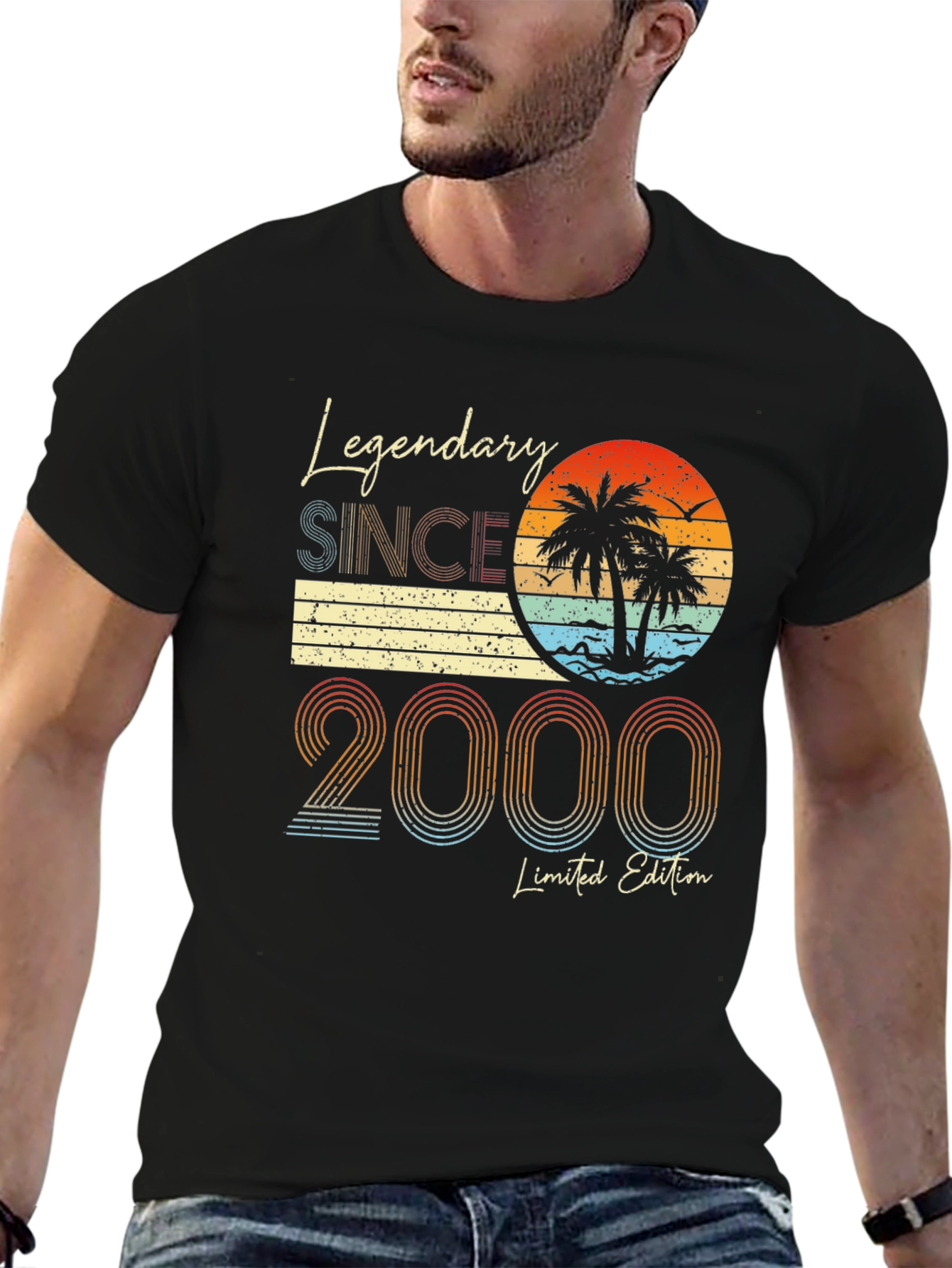 Legendary Since 2000 Black Graphic Tee
