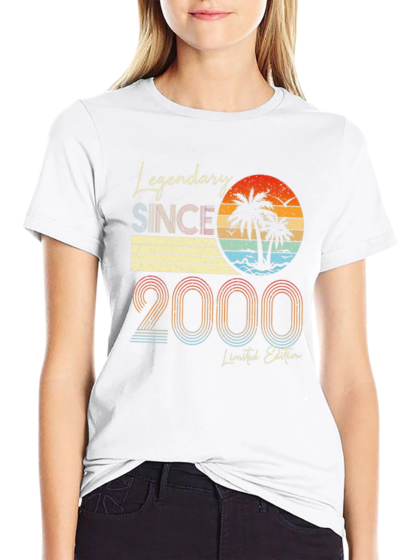 Legendary Since 2000 Black Graphic Tee