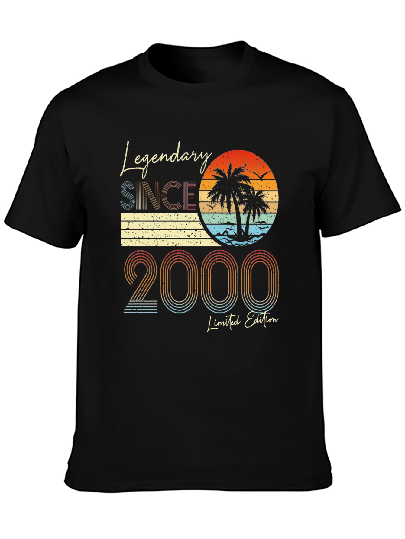 Legendary Since 2000 Black Graphic Tee