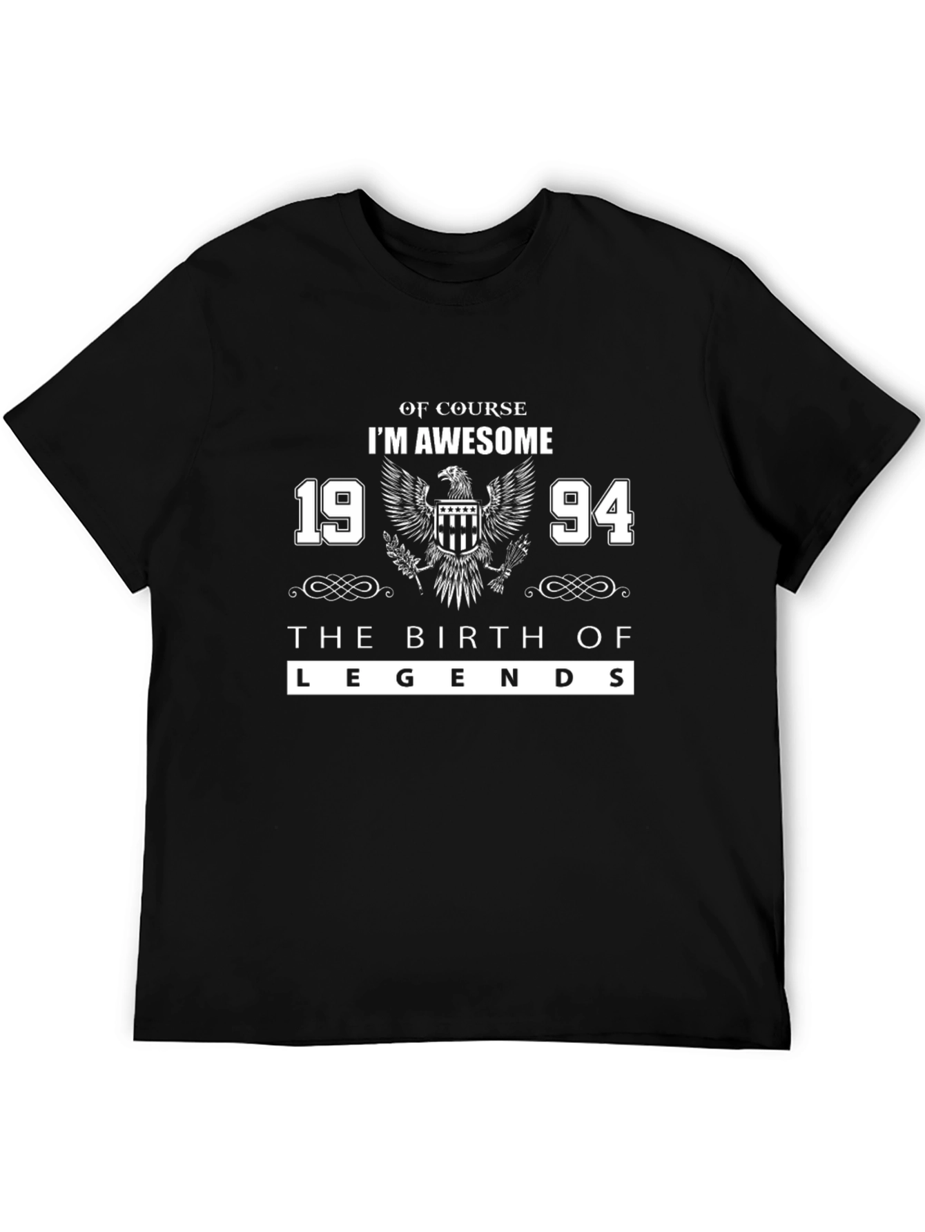 Awesome Birth Year Legend T-Shirt - Black