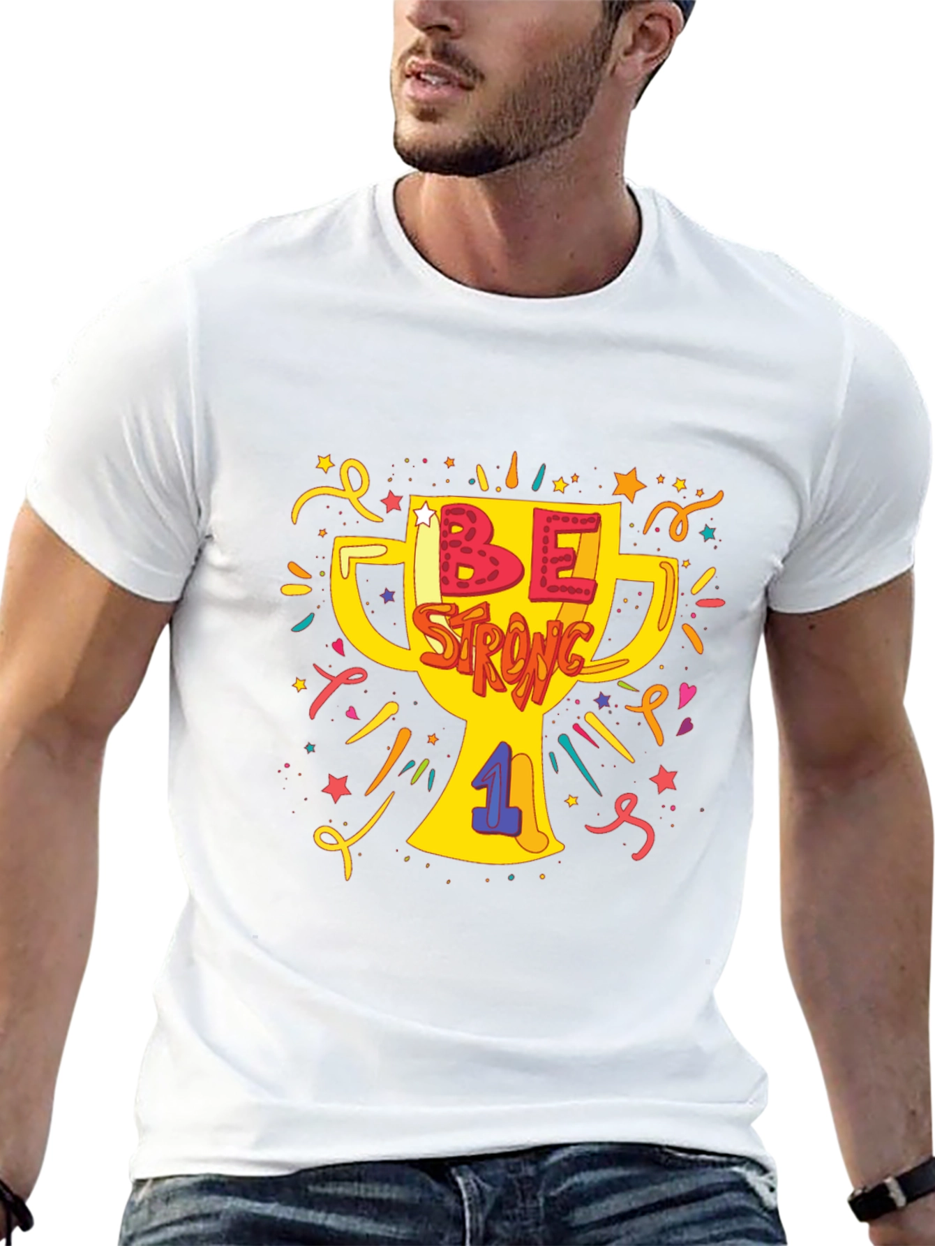 Be Strong Graphic T-Shirt - Menswear