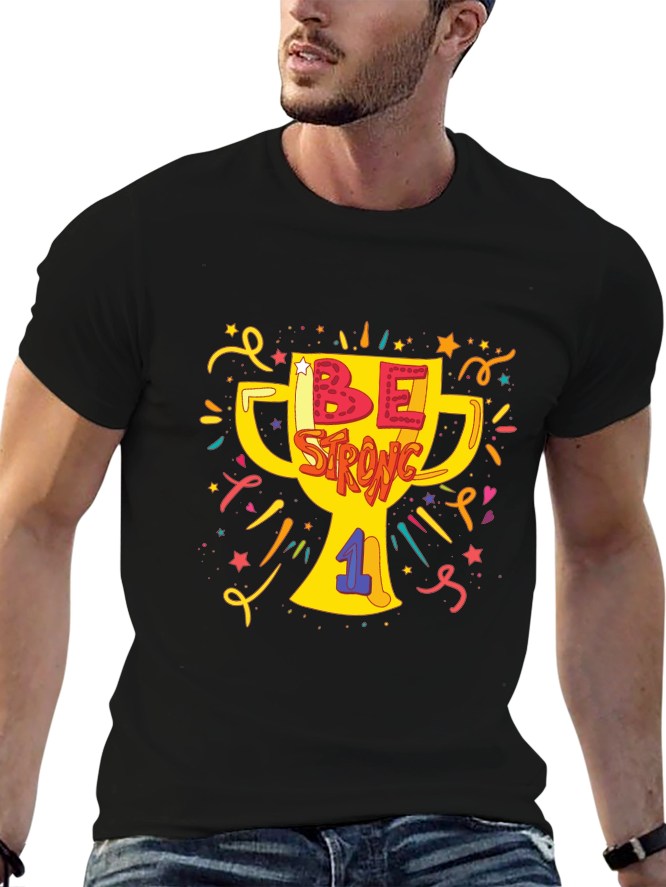 Be Strong Graphic T-Shirt - Menswear