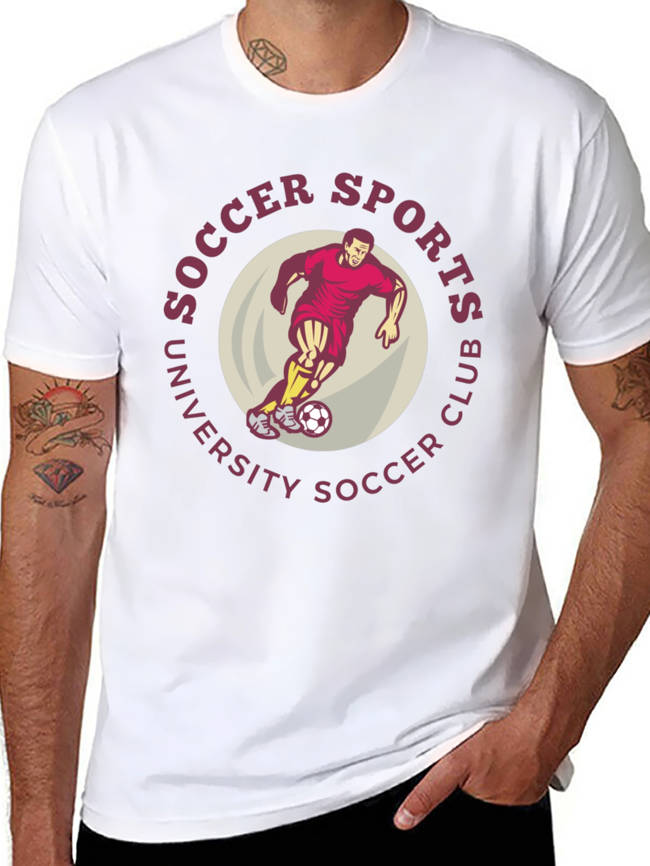 Soccer Sports Club University T-Shirt