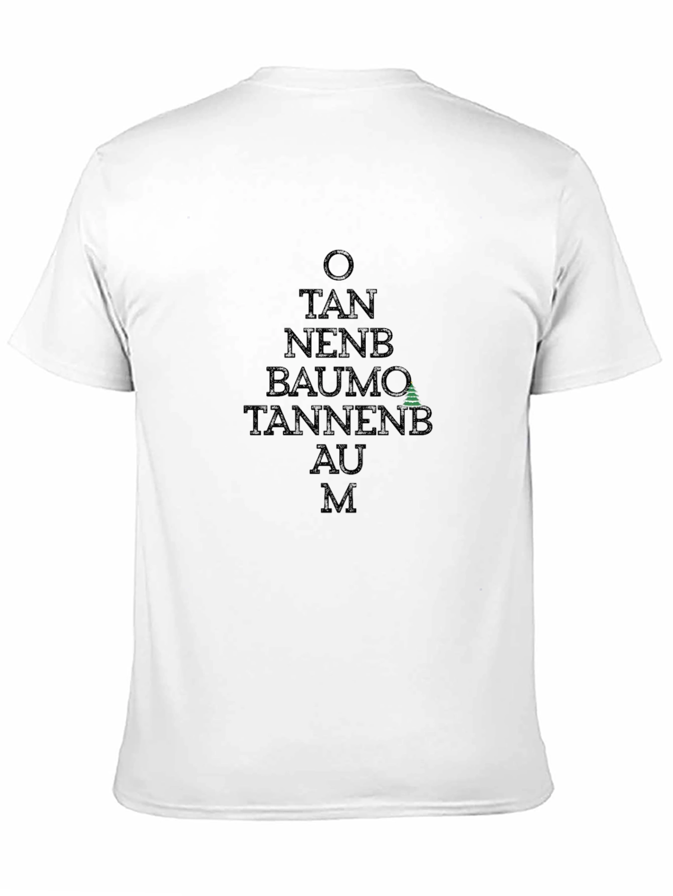 O Tannenbaum Black Graphic Tee
