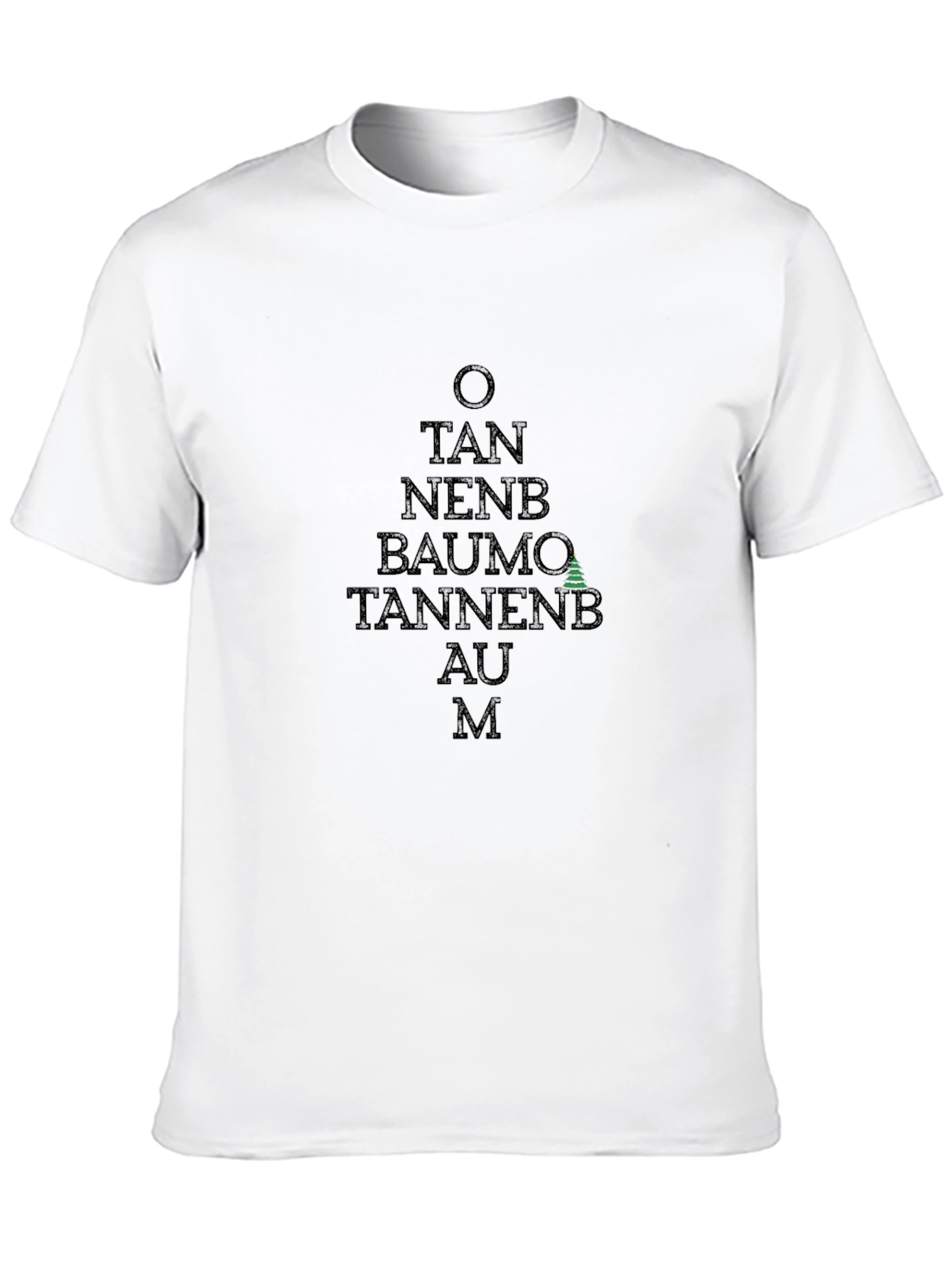 O Tannenbaum Black Graphic Tee