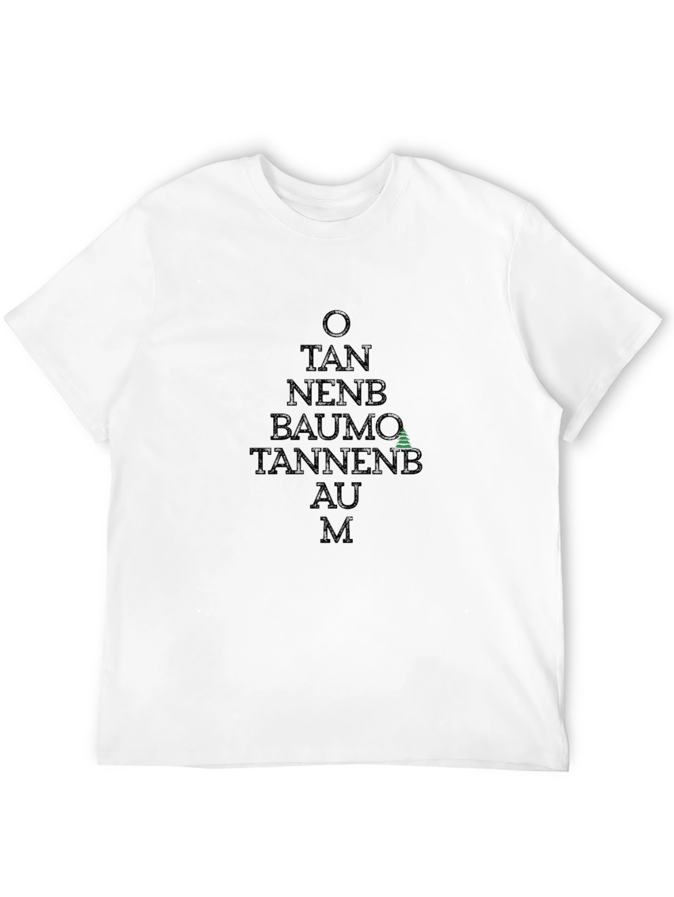 O Tannenbaum Black Graphic Tee